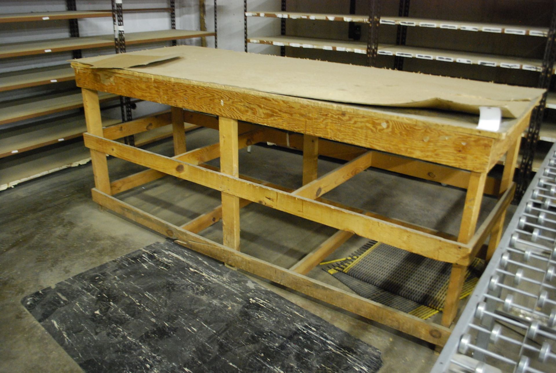 LOT: WOOD TABLES IN AREA - Image 6 of 7