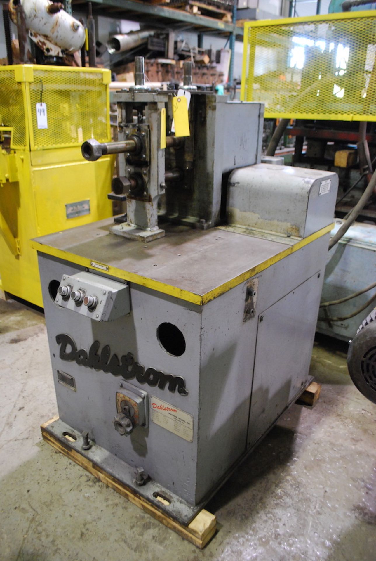 DAHLSTROM MODEL 400-1 1-STATION X 1-1/2" POWERED ROLL FORMER: used for Inline Ring Forming, - Image 2 of 2
