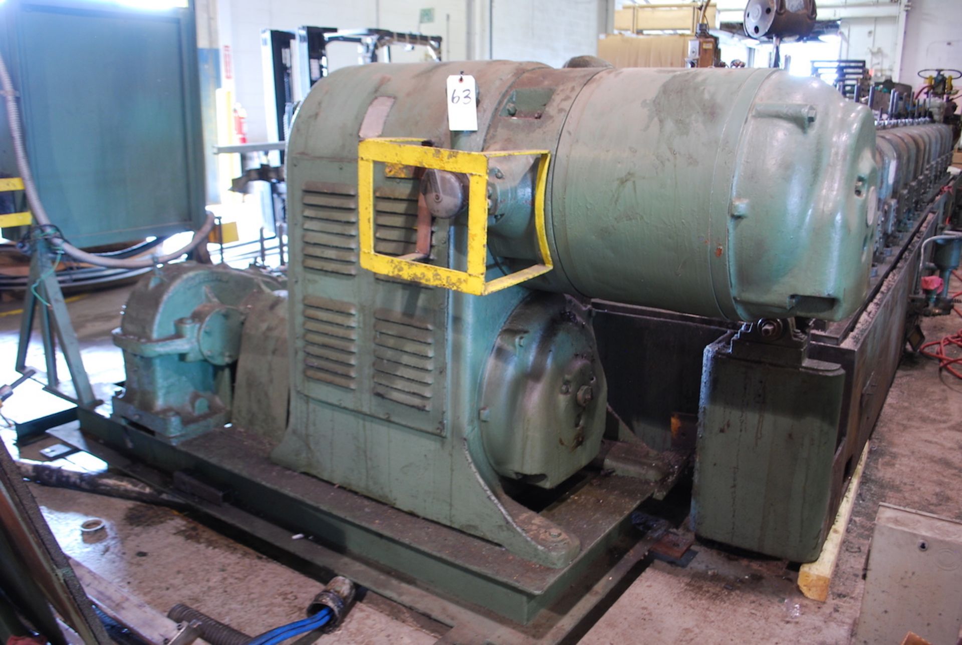 US ELECTRONICS MOTORS / YODER 100 HP DRIVE SYSTEM - Yoder Roll Former Vintage Drive System Power