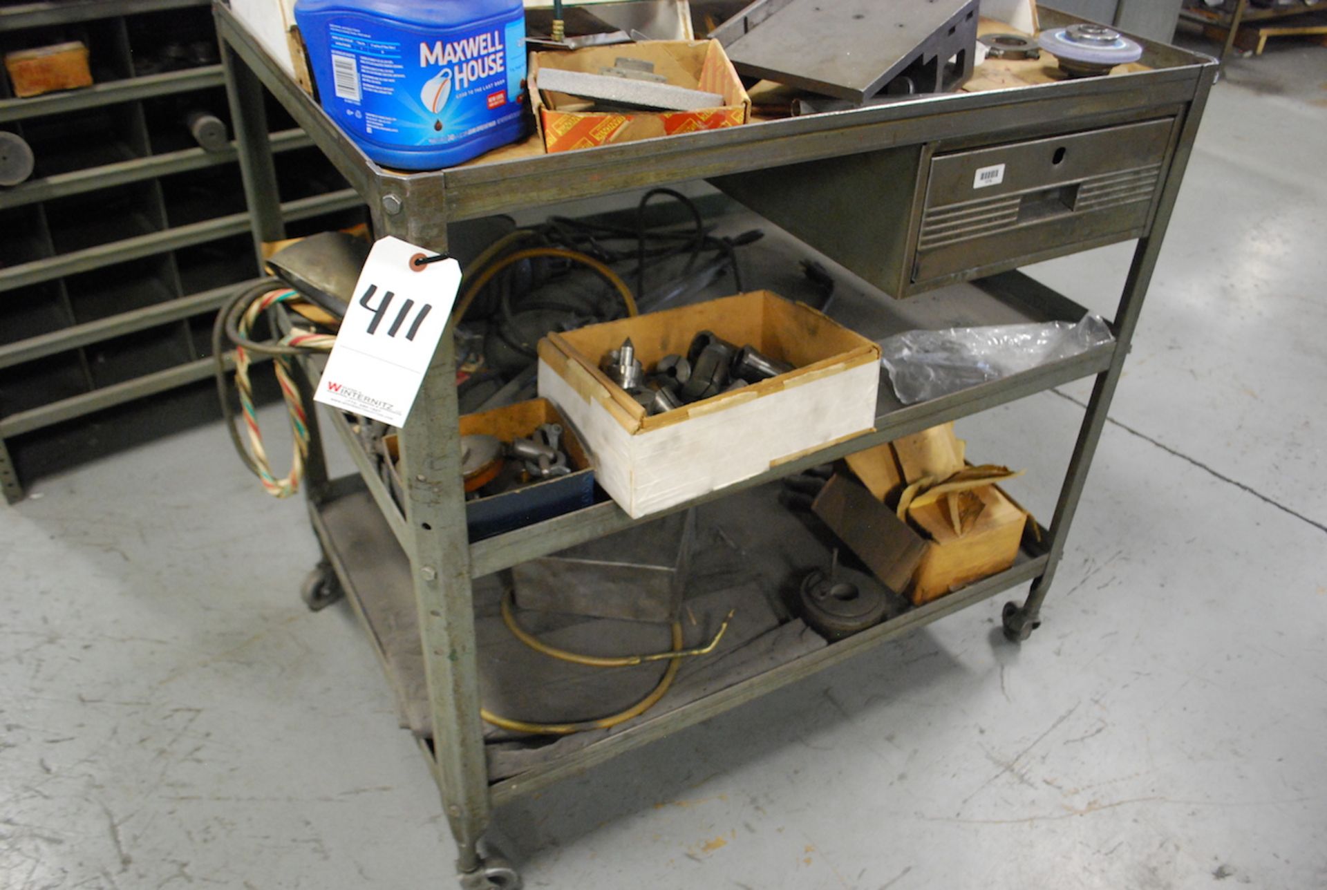 PORTABLE SHOP CART W/CONTENTS