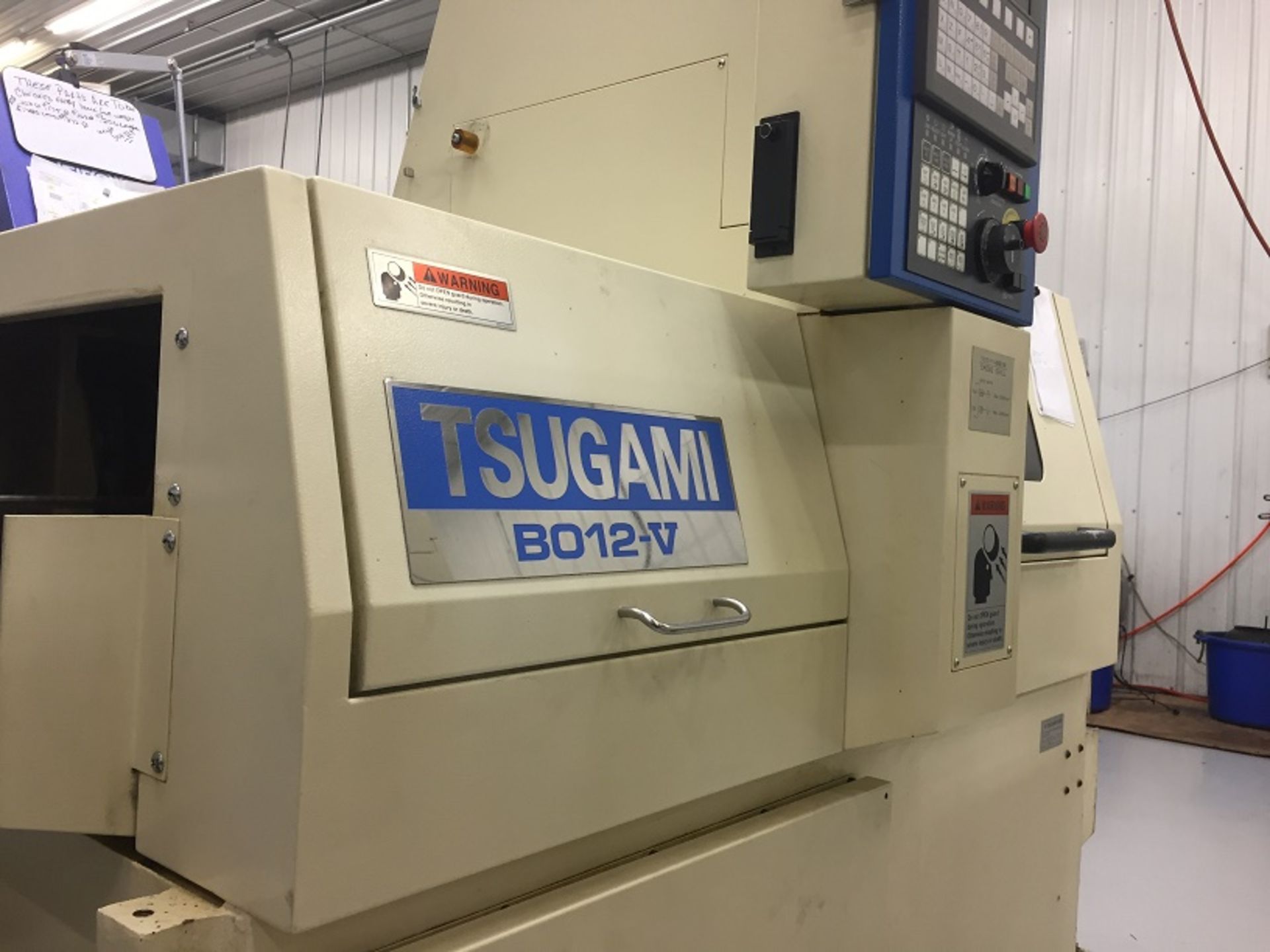 (2008) Tsugami Model BO-12C-V Swiss Type CNC Lathe: S/N 5035; Fanuc 0iTC Control, 2 live/6OD/4 ID-BW