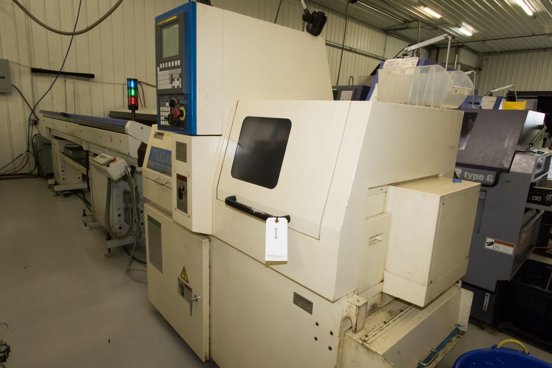 (2008) Tsugami Model BO-12C-V Swiss Type CNC Lathe: S/N 5035; Fanuc 0iTC Control, 2 live/6OD/4 ID-BW - Image 3 of 12