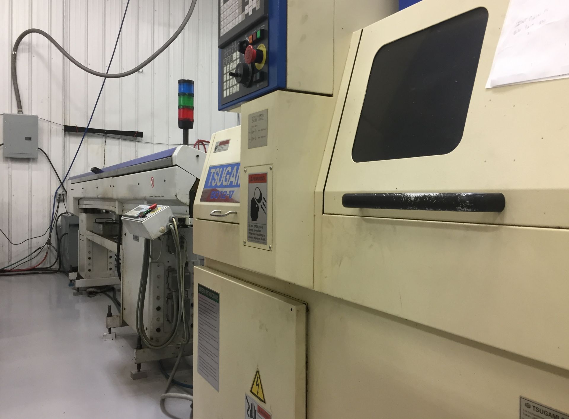 (2008) Tsugami Model BO-12C-V Swiss Type CNC Lathe: S/N 5035; Fanuc 0iTC Control, 2 live/6OD/4 ID-BW - Image 10 of 12