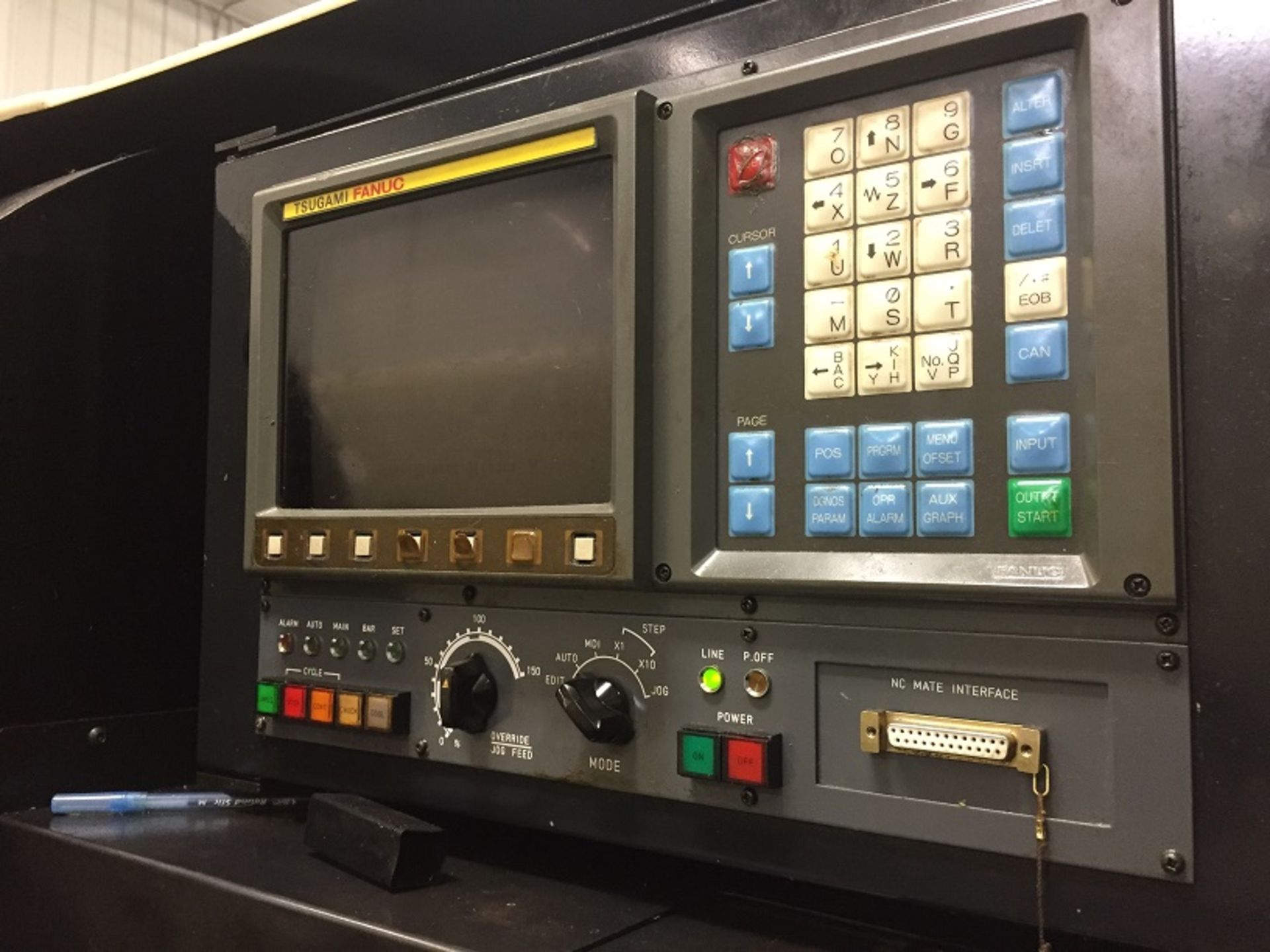 (1992) Tsugami Model S-16D Swiss Type CNC Lathe: S/N 3211; Fanuc 0T Control, 3 Live/5OD/3ID/3BW - Image 3 of 9