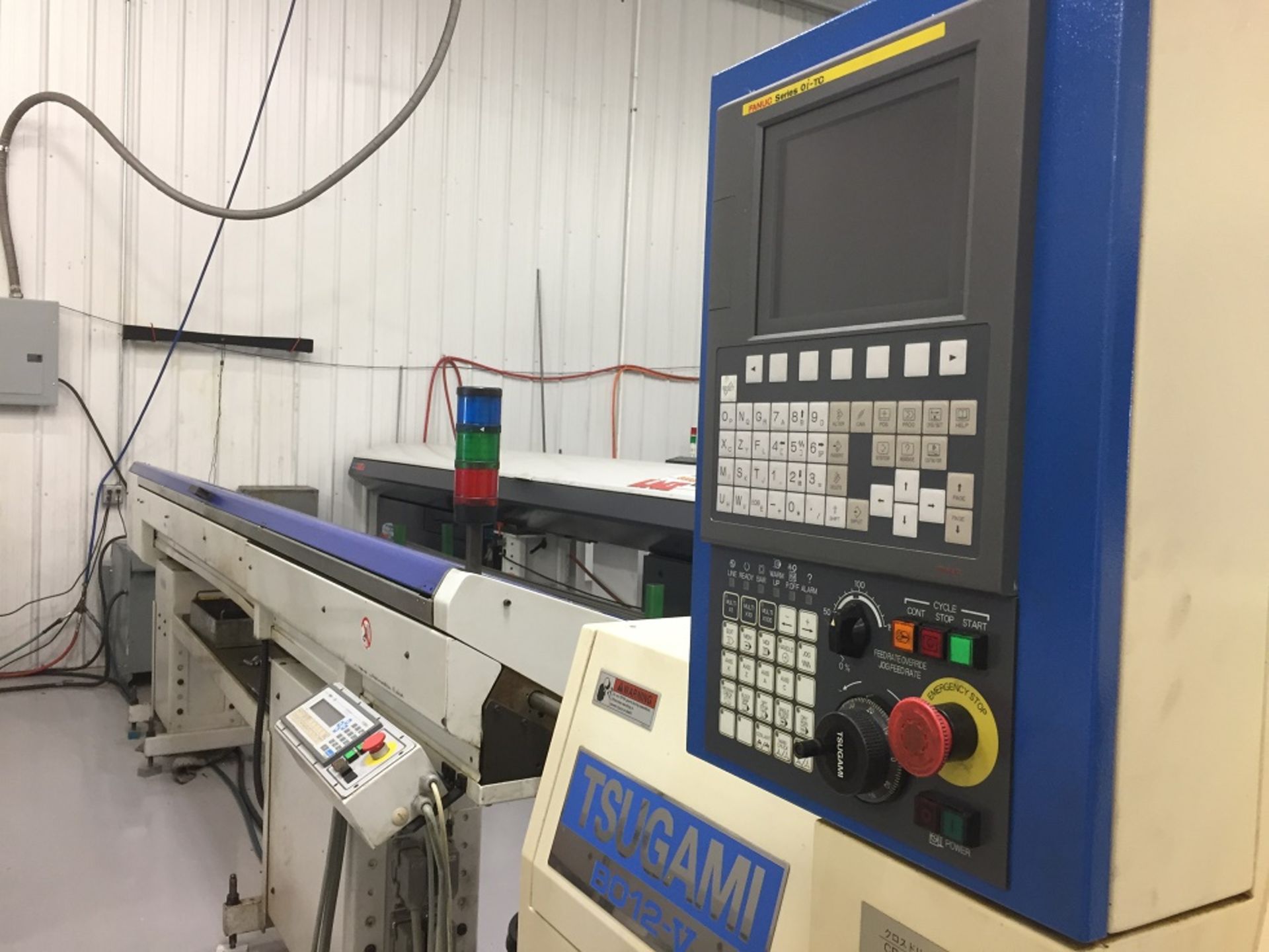 (2008) Tsugami Model BO-12C-V Swiss Type CNC Lathe: S/N 5035; Fanuc 0iTC Control, 2 live/6OD/4 ID-BW - Image 6 of 12