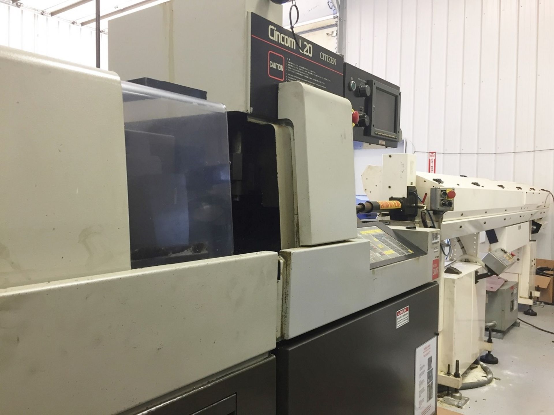 (1994) Citizen Model L-20VII (3M7) Swiss Type CNC Lathe: S/N X8769; Mitsubishi 330 Control,