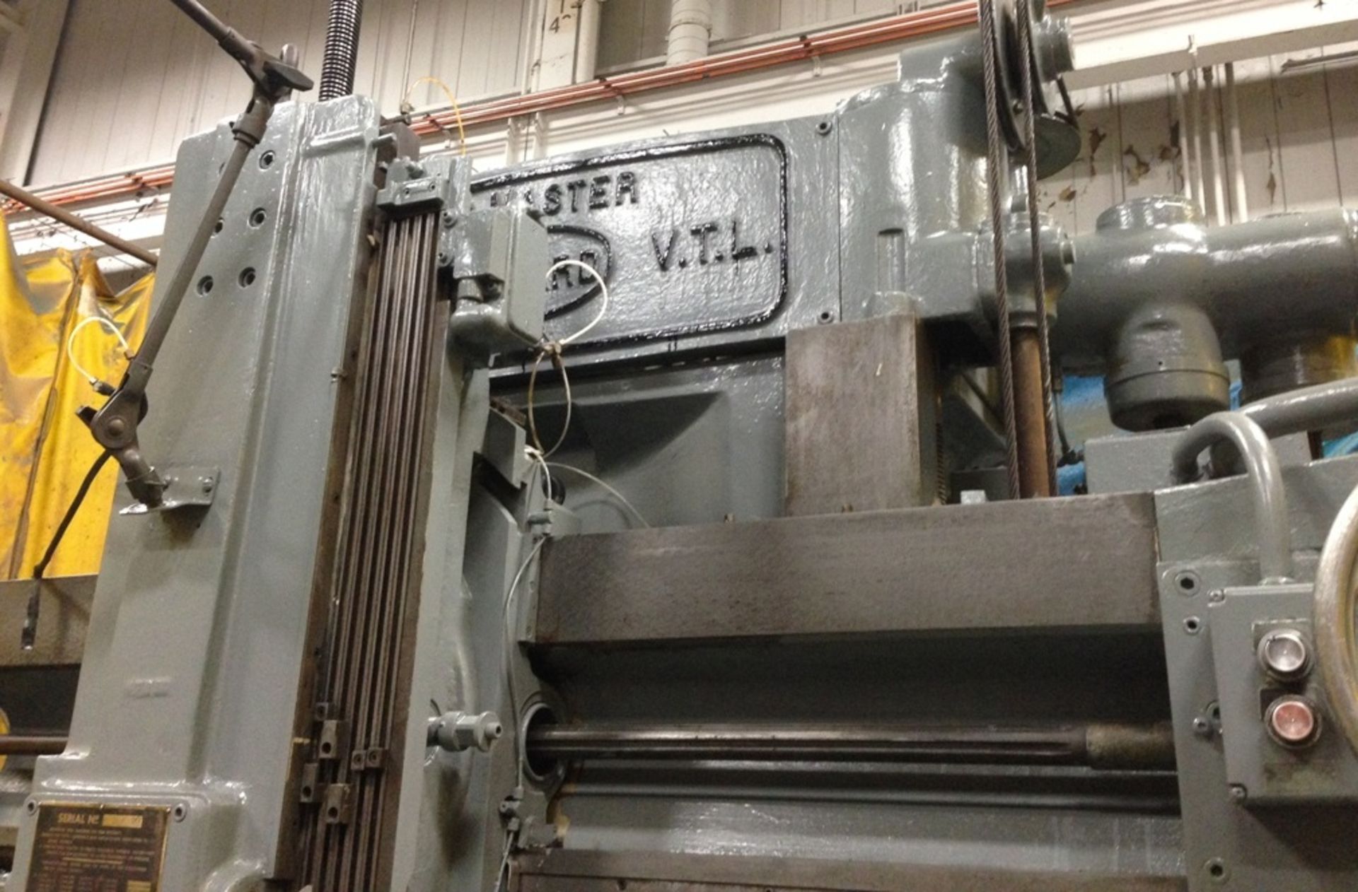 36" BULLARD CUTMASTER VERTICAL TURRET LATHE Serial No. 27910 New 1953 EQUIPPED WITH 36? 3-Jaw - Image 7 of 11