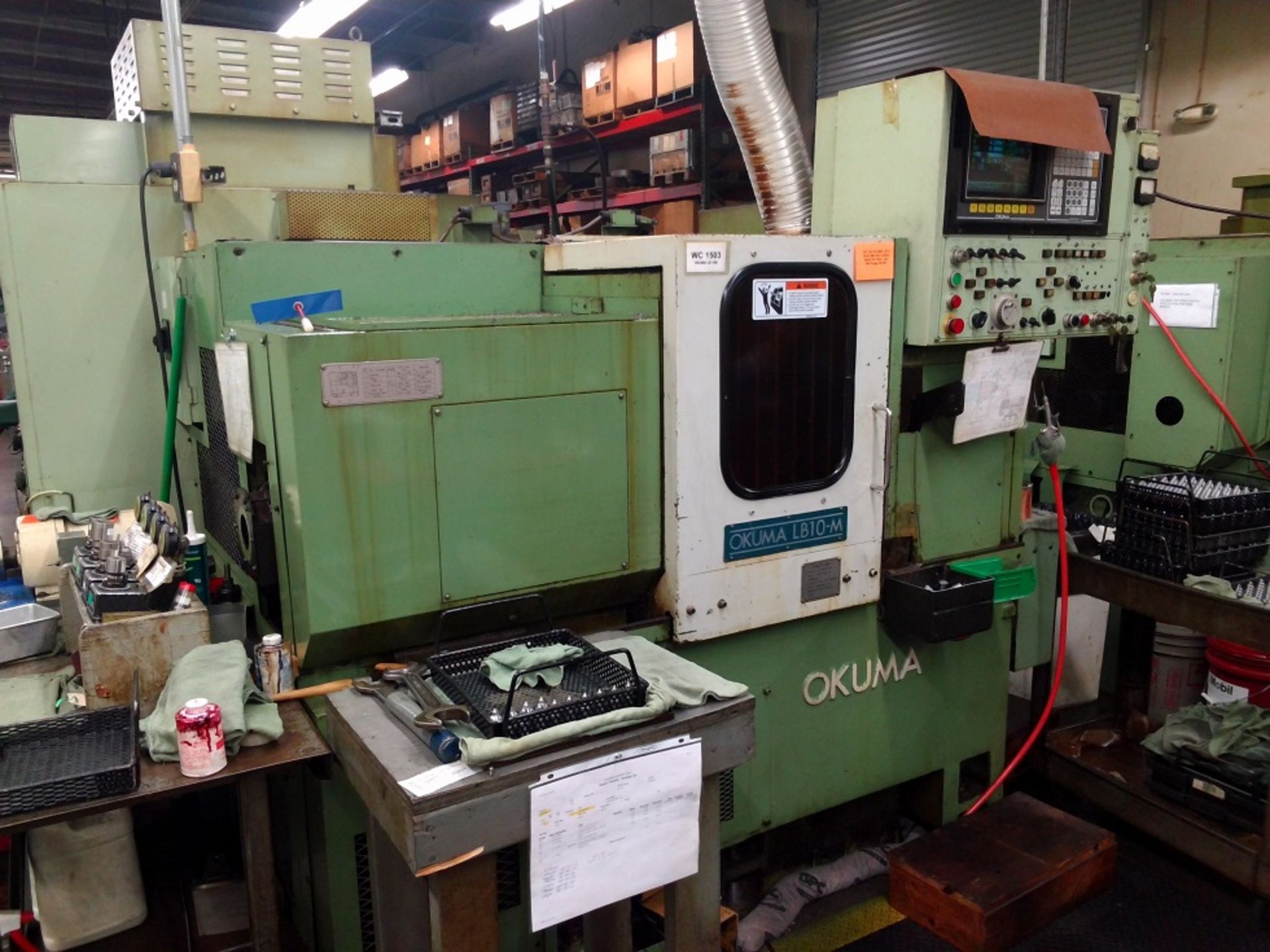 OKUMA MODEL LB-10M LIVE TOOL CNC LATHE