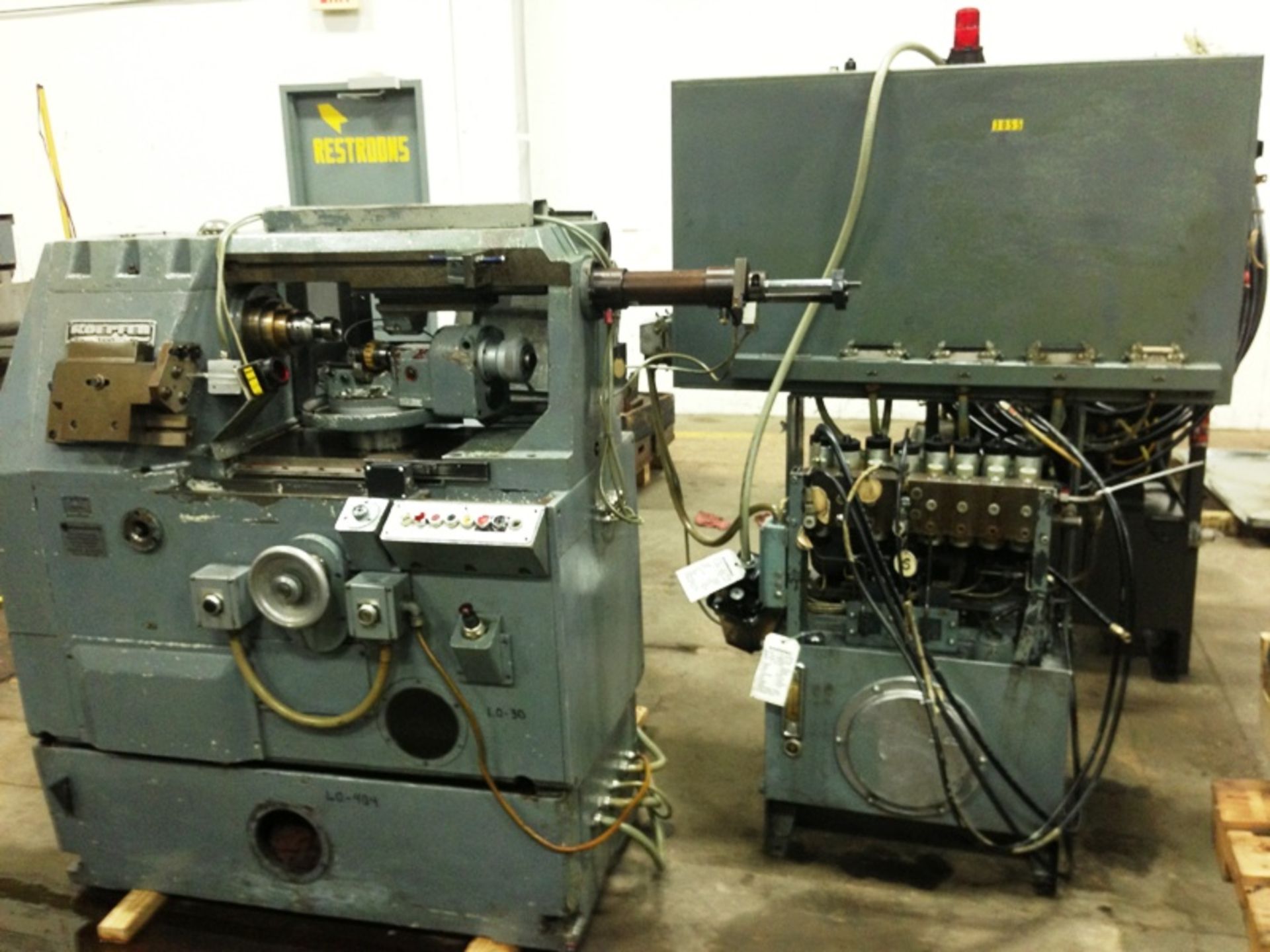 KOEPFER MODEL 151H AUTOMATIC GEAR HOBBER New 1975 EQUIPPED WITH: Standard Hob Head, Tailstock,