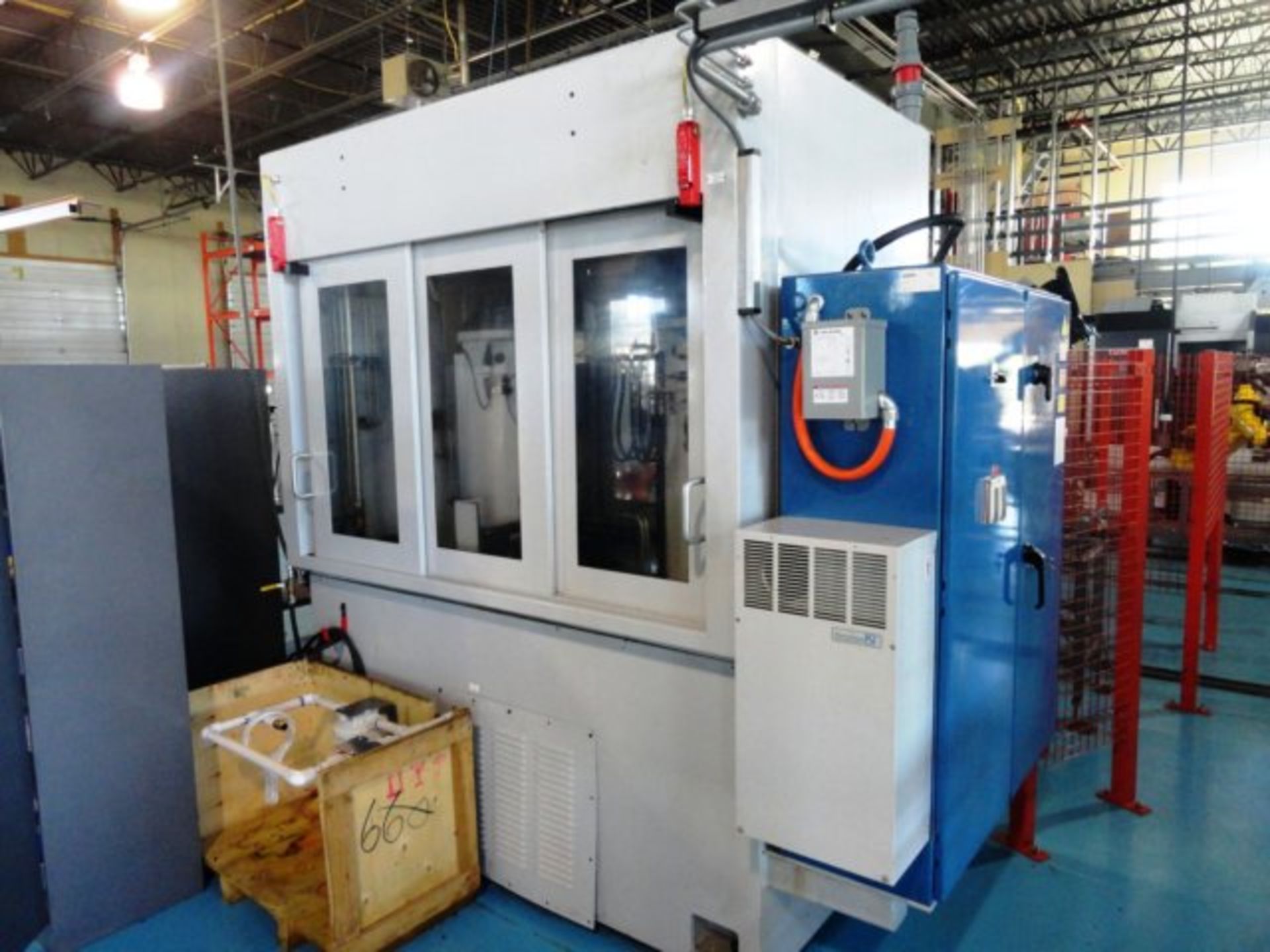 NAGEL MODEL ECO 40-2 CNC TWIN SPINDLE VERTICAL HONING MACHINE New 2012 - Image 2 of 7