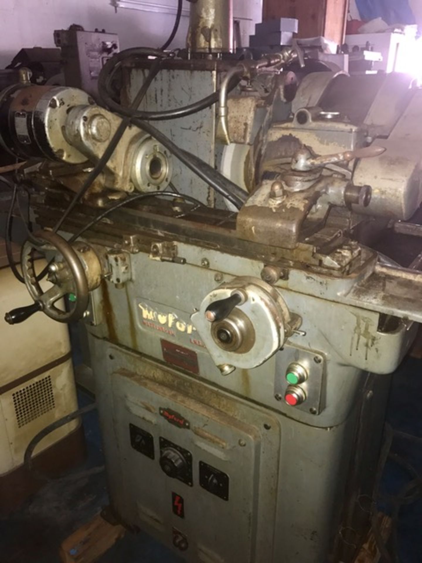 MYFORD 512 CYLINDRICAL GRINDER; W/Swing Over Table ax. 5"; Grinding Dia. Max. 3"; Distance Between