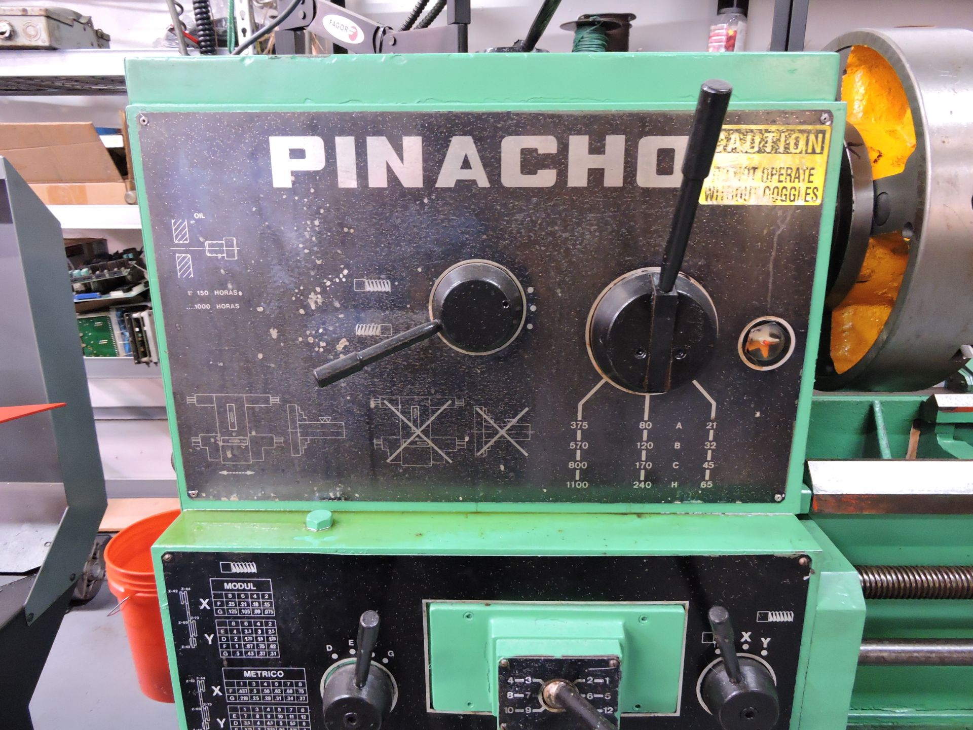 PANACHO LATINA L-1 260 TOOL ROOM LATHE; W/30" Swing Over Bed; 2.6" Spindle Bore; 39" Swing In Gap; - Image 3 of 6