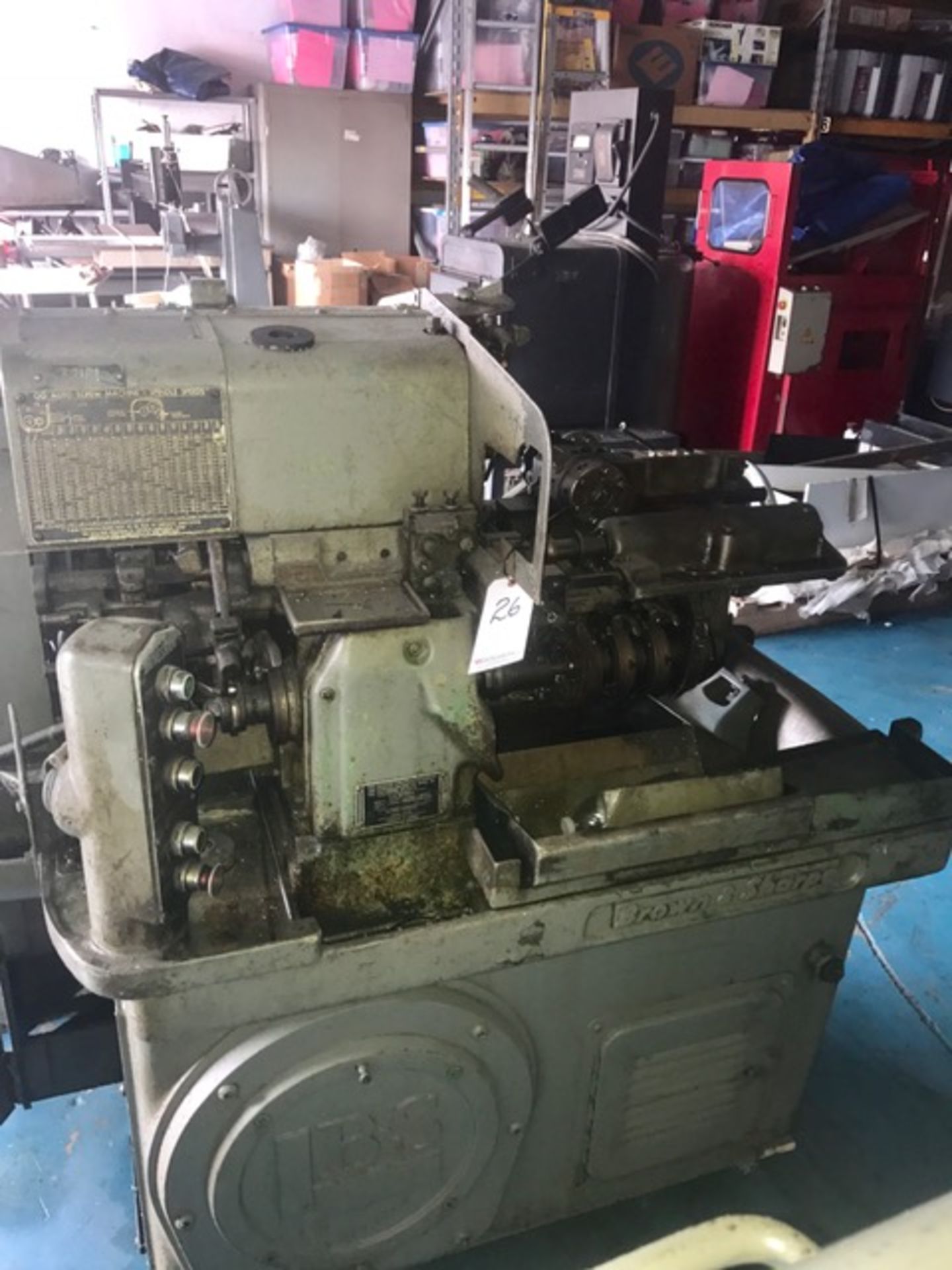 BROWN & SHARPE SCREW MACHINE: W/Gears & 1/2" Cap. Tube; S/N 542-00-6322 - Image 2 of 3