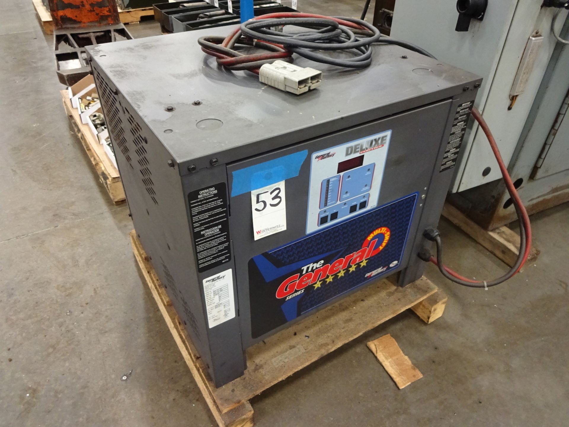 GENERAL BATTERY MODEL MX3-36-600 MULTI-SHIFT DELUXE CONTROL INDUSTRIAL BATTERY CHARGER - Image 2 of 2