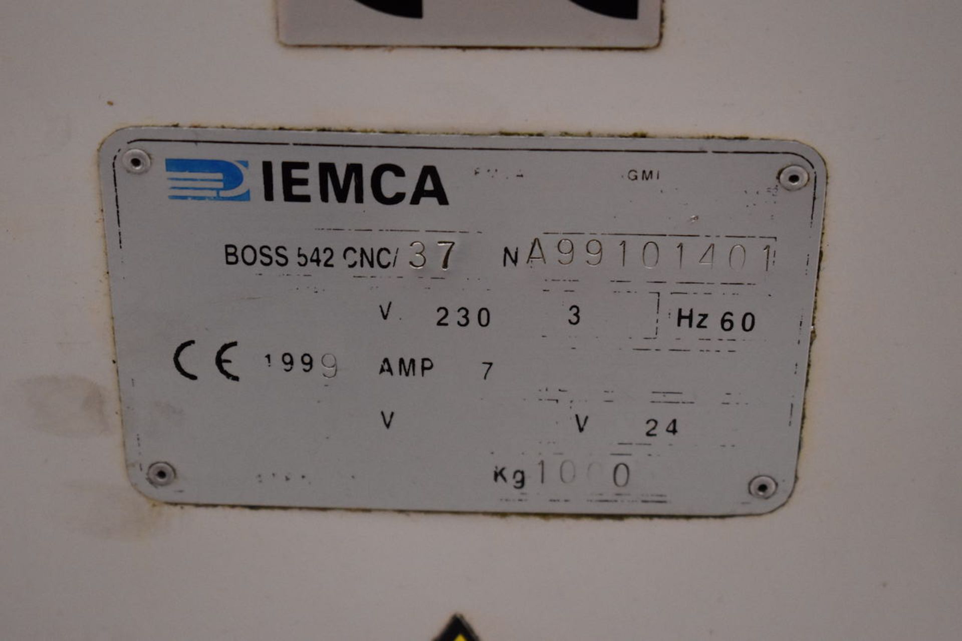 CITIZEN CINCOM MODEL L-32 SWISS TYPE CNC LATHE: S/N V11093 (2000); W/Mfg. No. 42532/0932; W/Iemca - Image 10 of 10