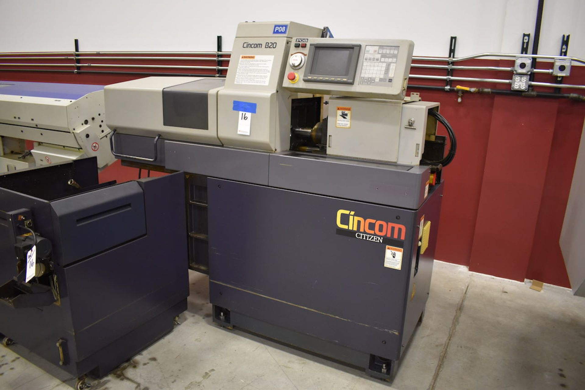 CITIZEN CINCOM MODEL B-20 SWISS TYPE CNC LATHE: S/N B0208 (1997) (Roselle)