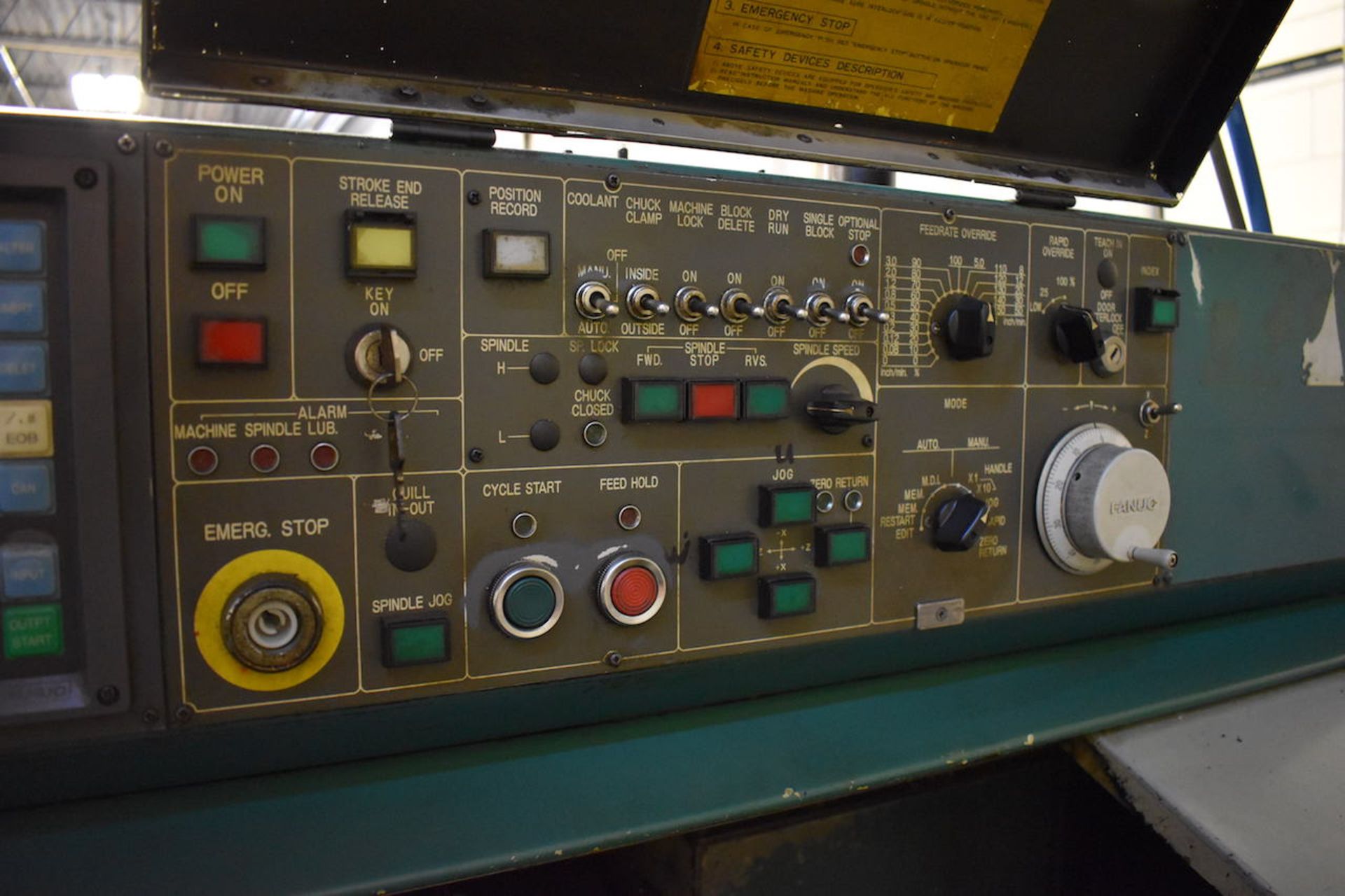 NAKAMURA TOME MODEL TMC-15 CNC LATHE: S/N 01331 (1988); - Image 5 of 7