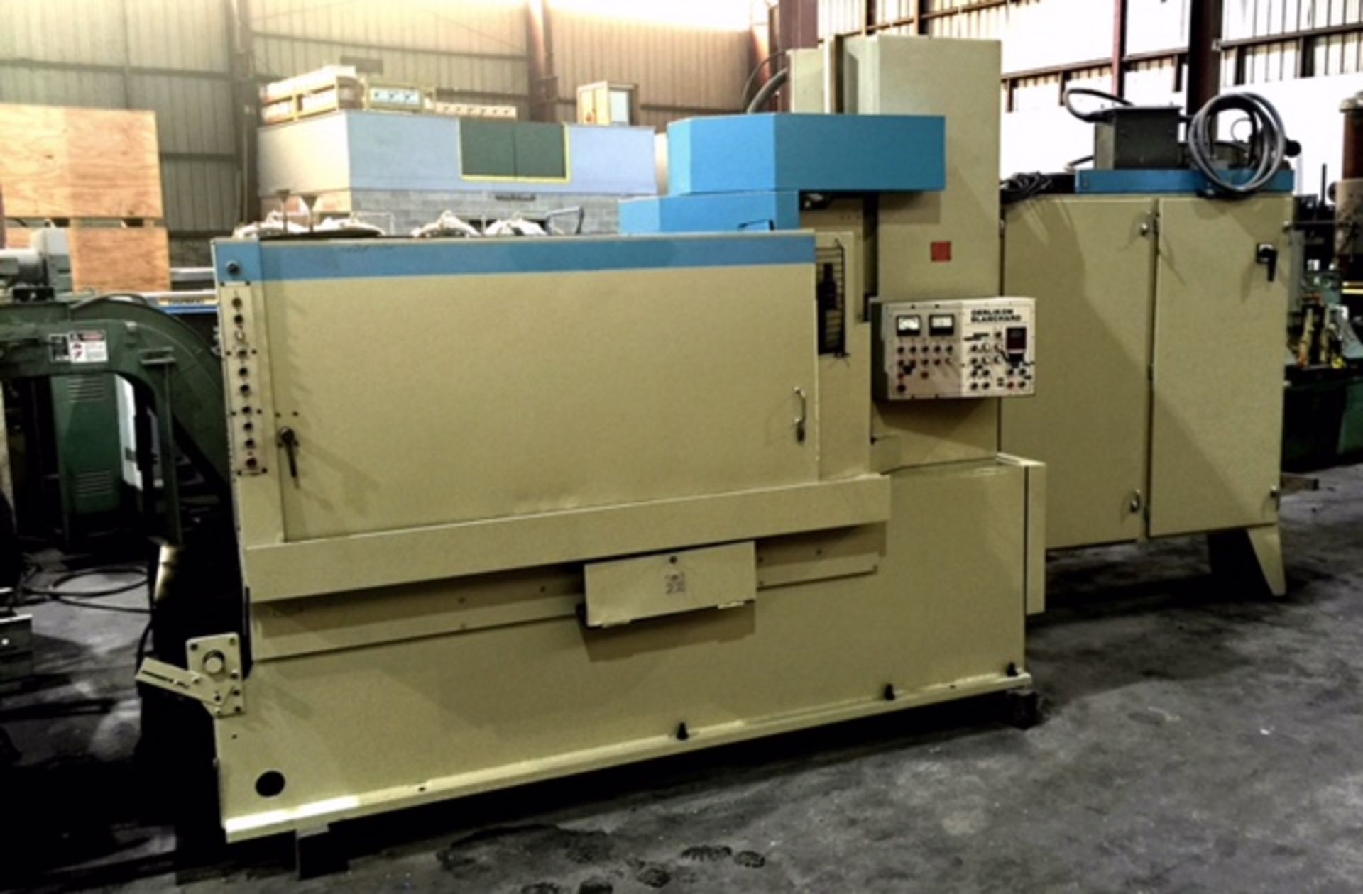 BLANCHARD MODEL 22AD42 VERTICAL ROTARY SURFACE GRINDER, YEAR 1984, LOCATION TX BUYER TO SHIP