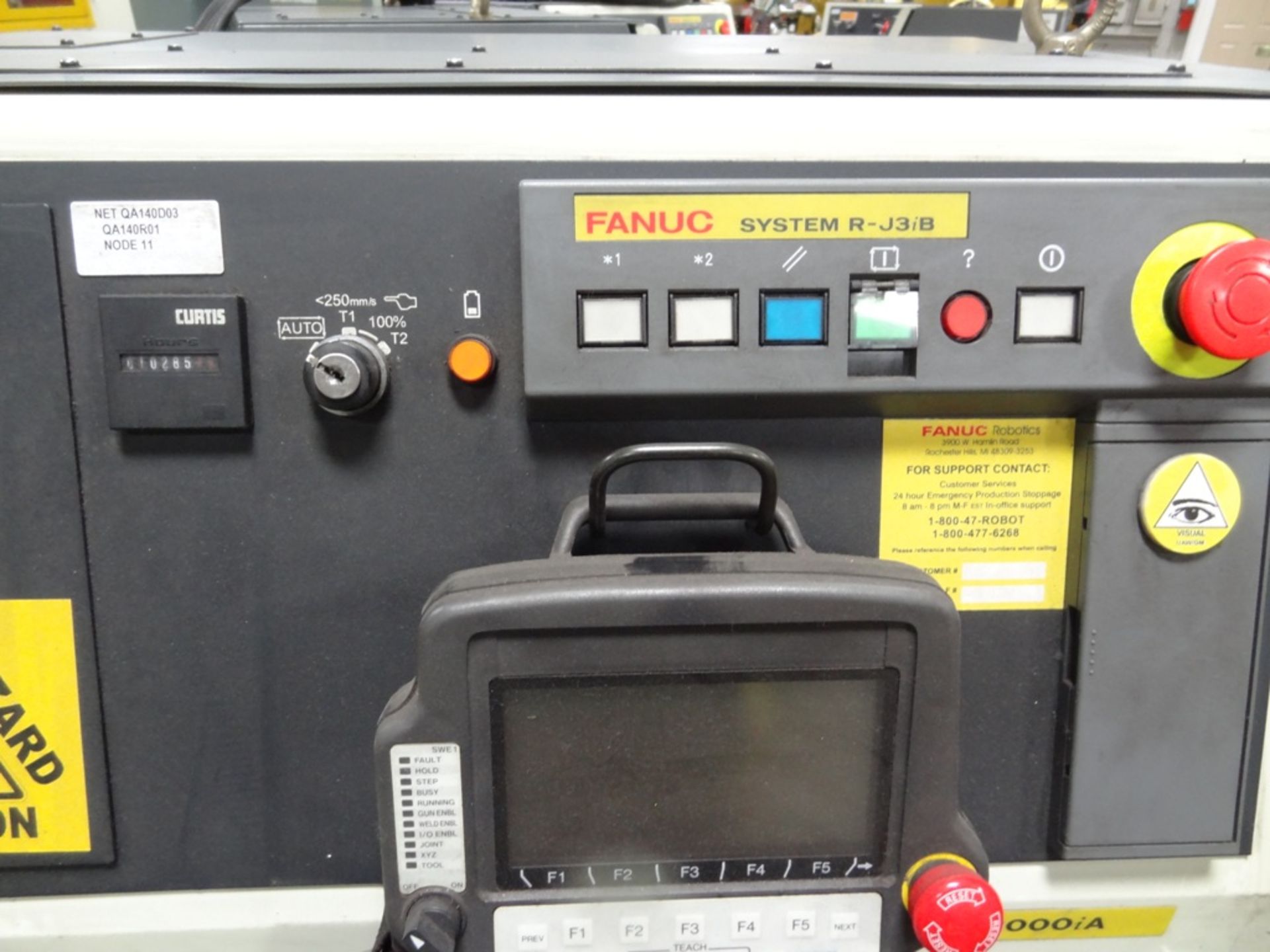 FANUC R2000iA/210F WITH R-J3iB, CABLES, TEACH PEND, SN 80228, YEAR 09/2006, HOURS 10285, LOCATION MI - Image 6 of 8