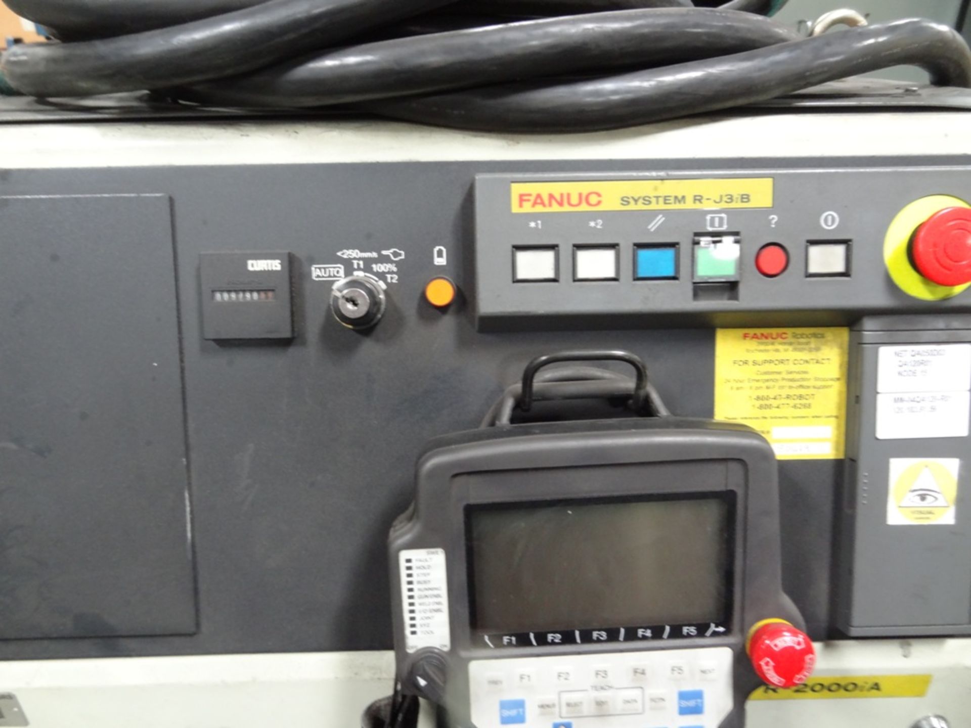 FANUC R2000iA/210F WITH R-J3iB, CABLES, TEACH PEND, SN 80219, YEAR 09/2006, HOURS 9790 LOCATION MI - Image 5 of 8