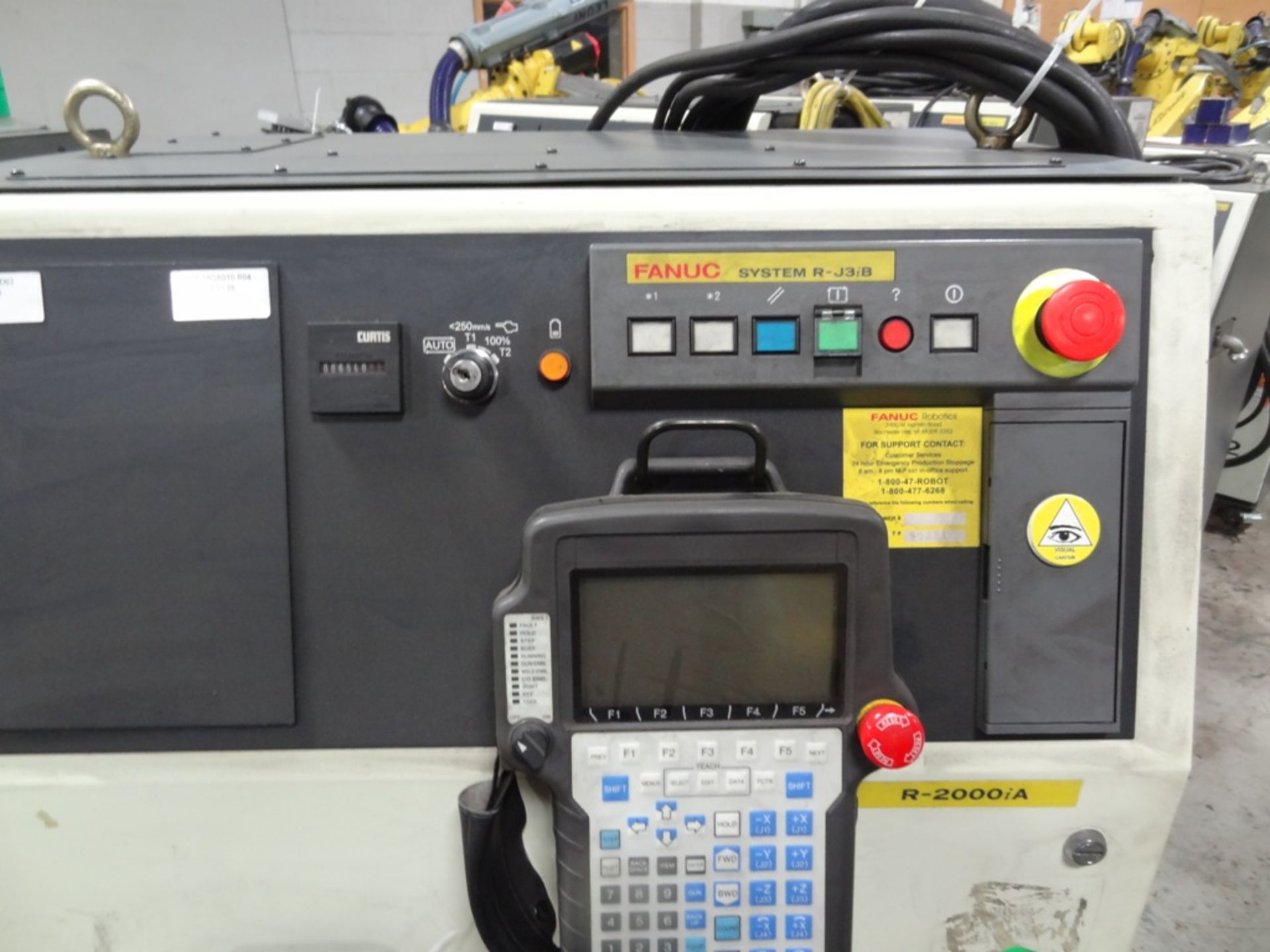 FANUC R2000iA/210F WITH R-J3iB, CABLES, TEACH PEND, SN 80231, YEAR 09/2006, HOURS 6540 LOCATION MI - Image 5 of 8