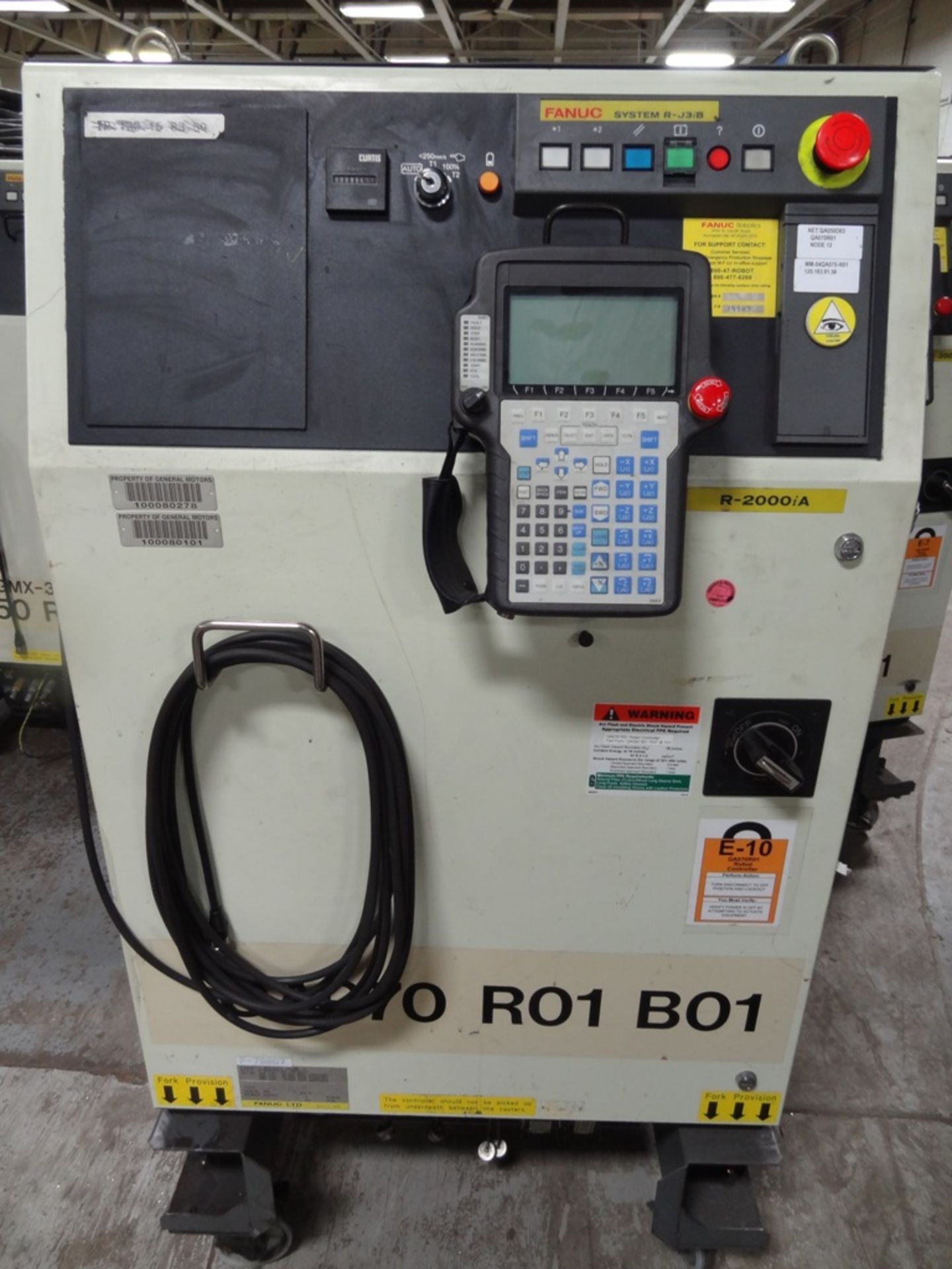 FANUC R2000iA/210F WITH R-J3iB, CABLES, TEACH PEND, SN 71203, YEAR, HOURS 6814 LOCATION MI - Image 4 of 9