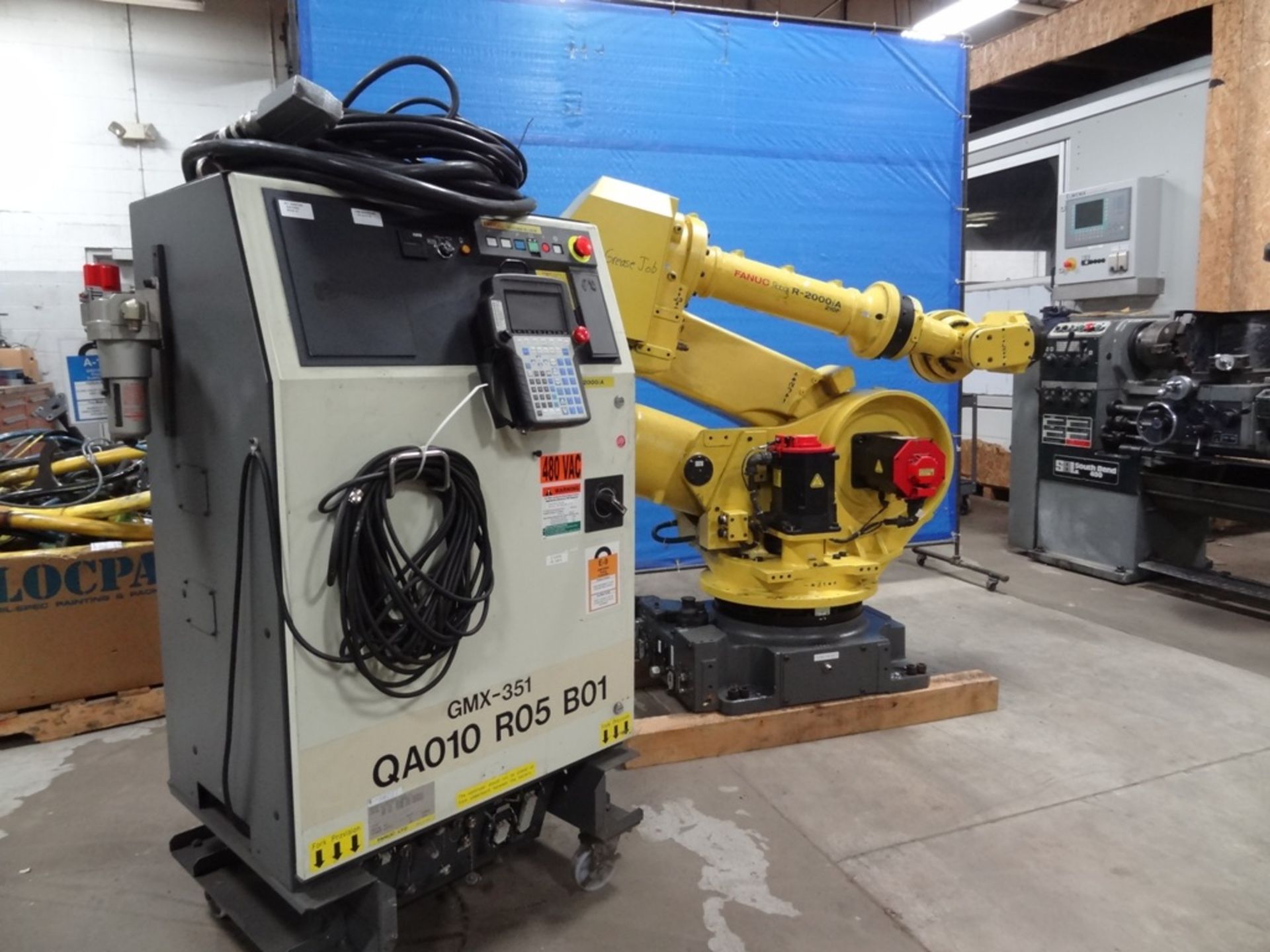 FANUC R2000iA/210F WITH R-J3iB, CABLES, TEACH PEND, SN 80227, YEAR 09/2006, HOURS 10203, LOCATION MI - Image 3 of 6