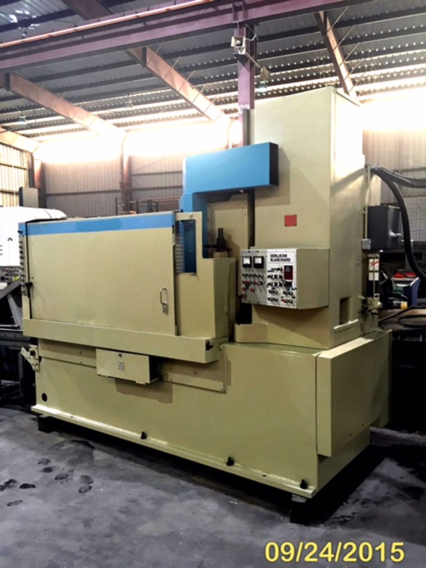 BLANCHARD MODEL 22AD42 VERTICAL ROTARY SURFACE GRINDER, YEAR 1984, LOCATION TX BUYER TO SHIP - Image 2 of 9