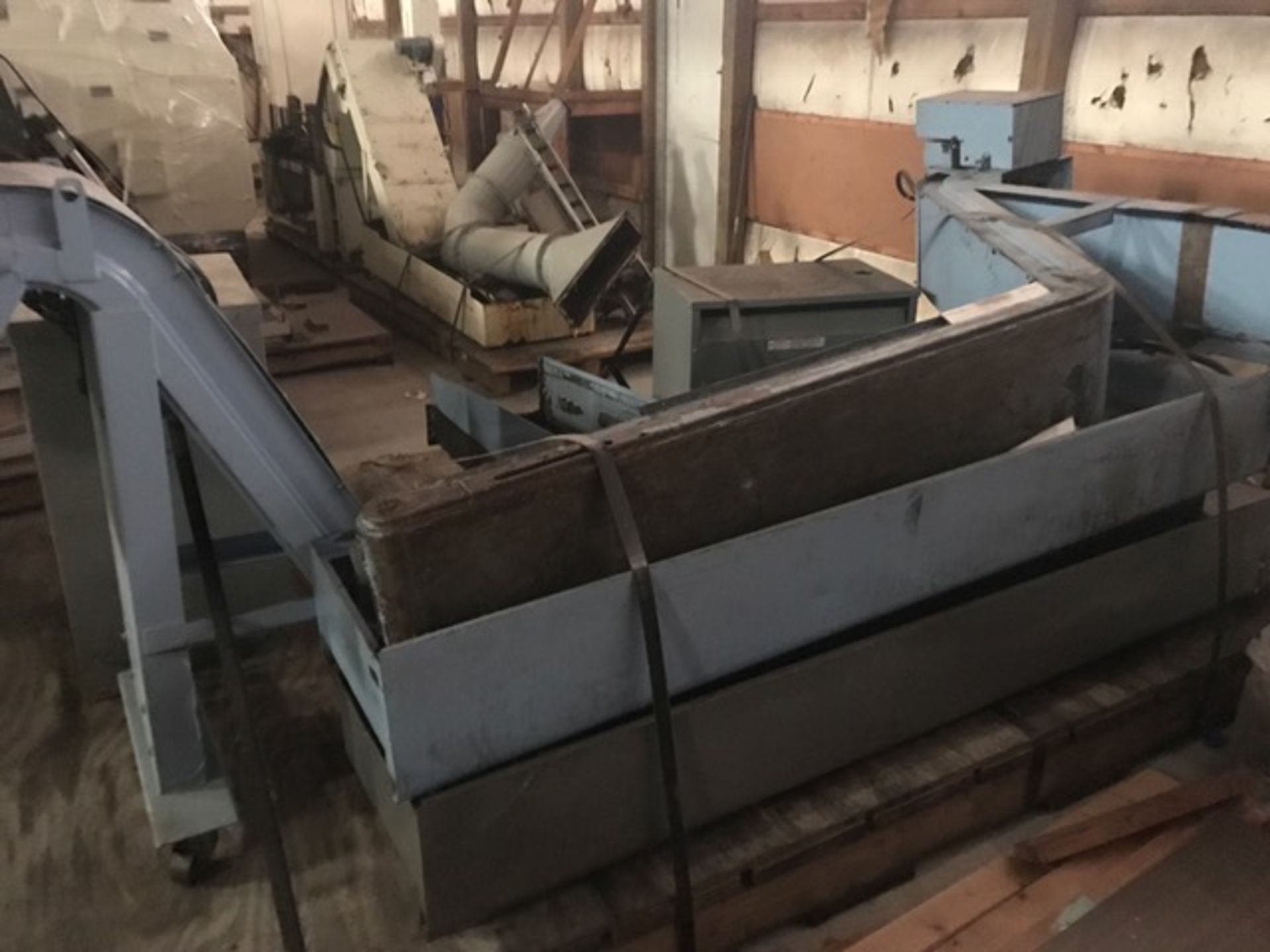 LOT OF 2 CHIP CONVEYORS, LOCATION MI, BUYER TO SHIP