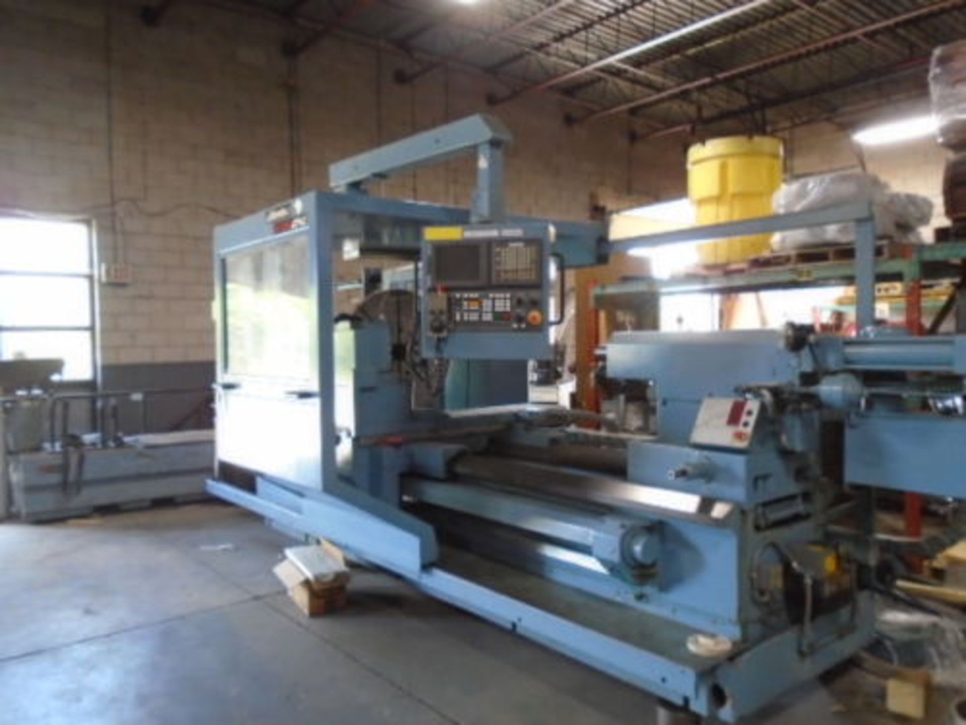 GIANA LARGE SWING CNC LATHE 52 x 80 FANUC 18iTA CONTROL MODEL GFF1200, LOCATION ONTARIO CA.