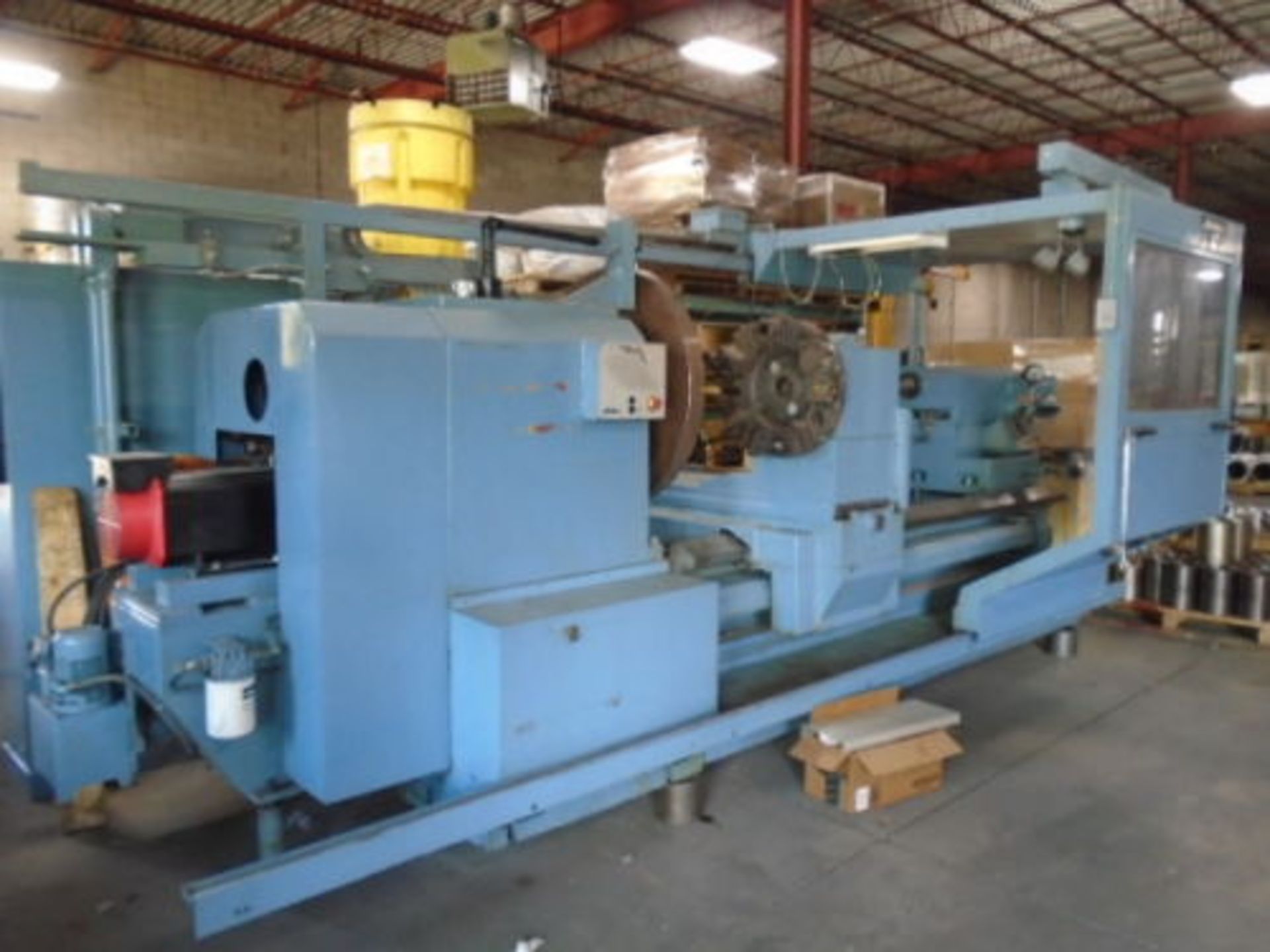 GIANA LARGE SWING CNC LATHE 52 x 80 FANUC 18iTA CONTROL MODEL GFF1200, LOCATION ONTARIO CA