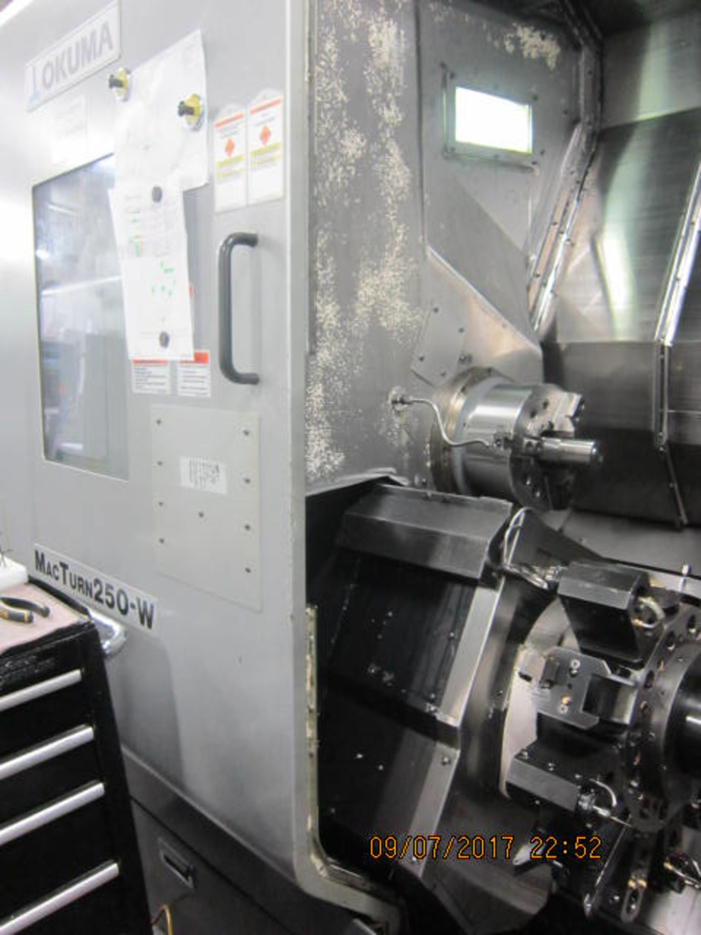 OKUMA MAC TURN 250-W CNC MULTI AXIS LATHE, YEAR 2004, SN 108979 - Image 7 of 10