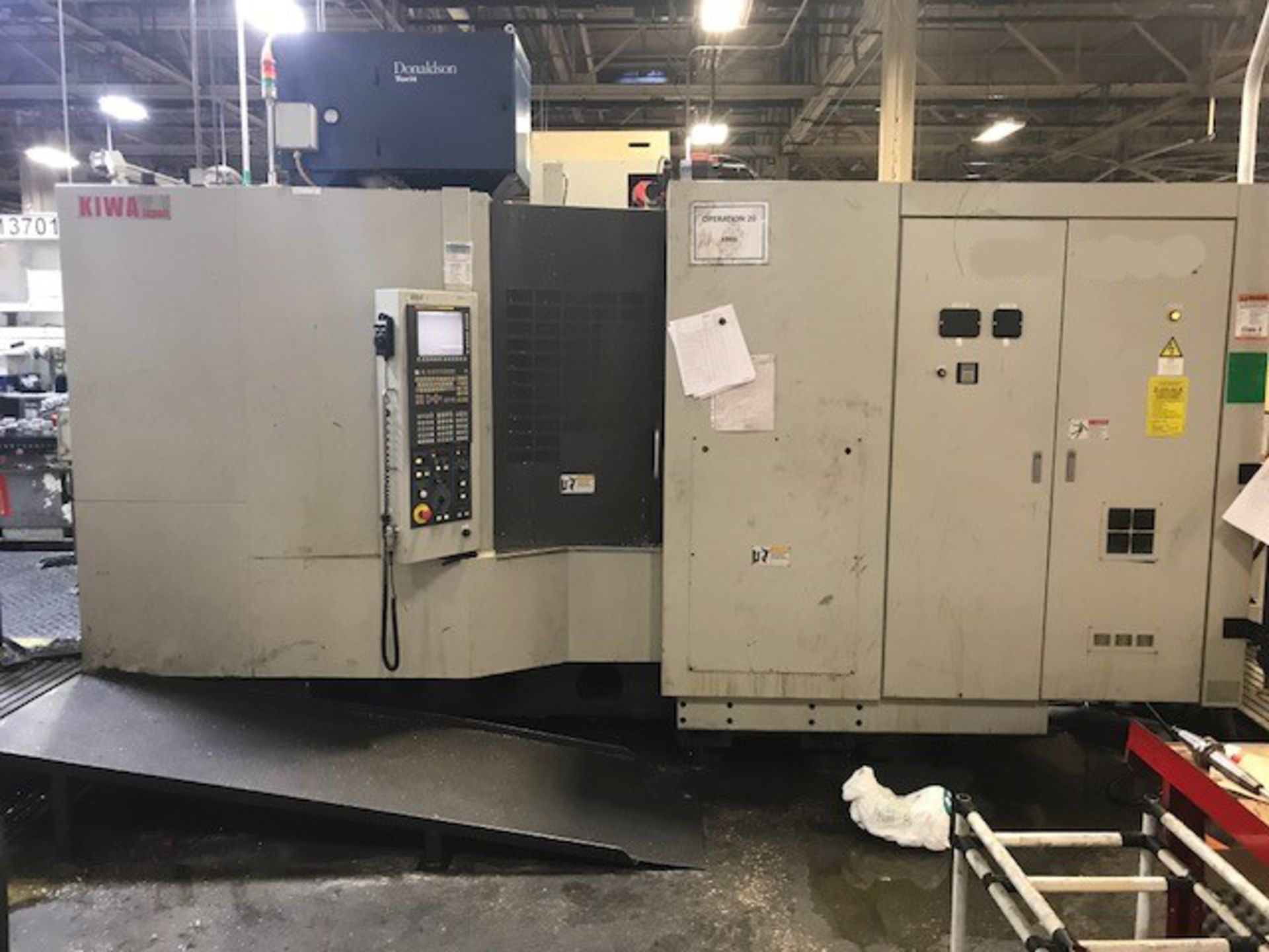 KIWA KH45 4 AXIS 400MM HORIZONTAL MACHINING CENTER, SN JB4713, YEAR 2008, LOCATION MI