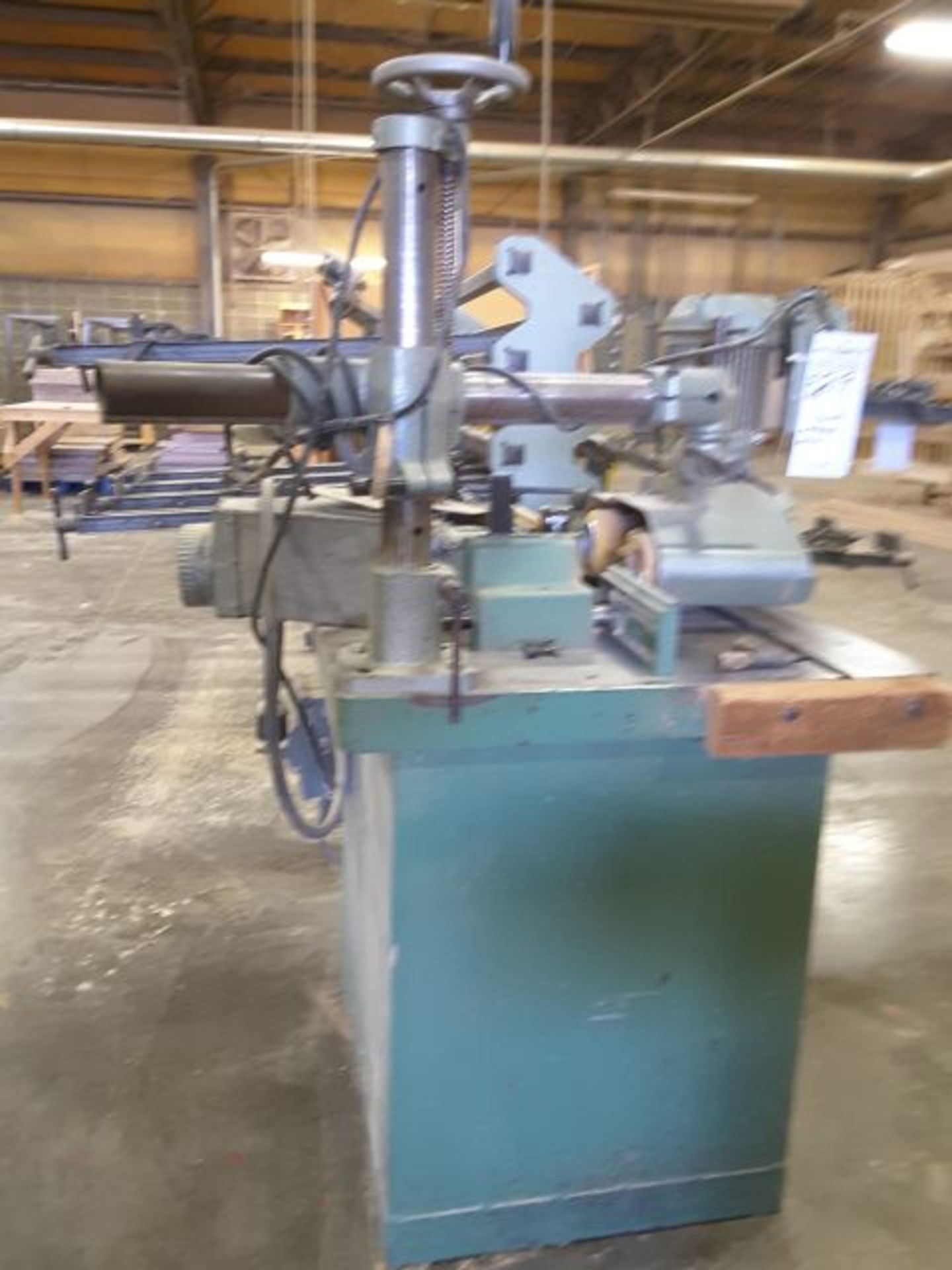 Italian shaper model 100-200 type M-6, 220V, 60Hz, APH w/ Holz model 1985 3PH feeder - Image 3 of 6