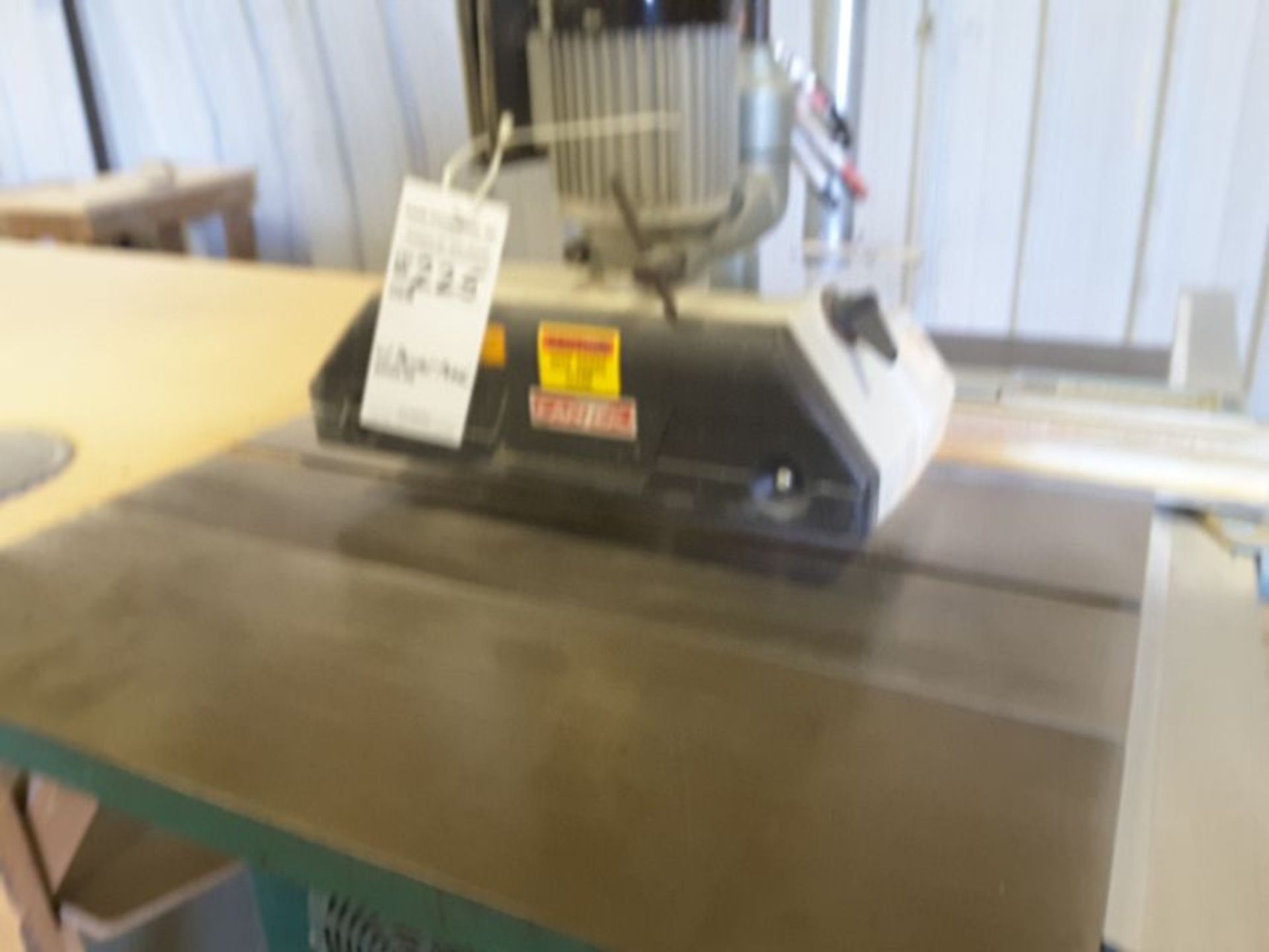 Powermatic model 72 s/n 7372138 floor model table saw w/ Delta uni-fence, saw guide, & Cantek 3ph - Image 4 of 5