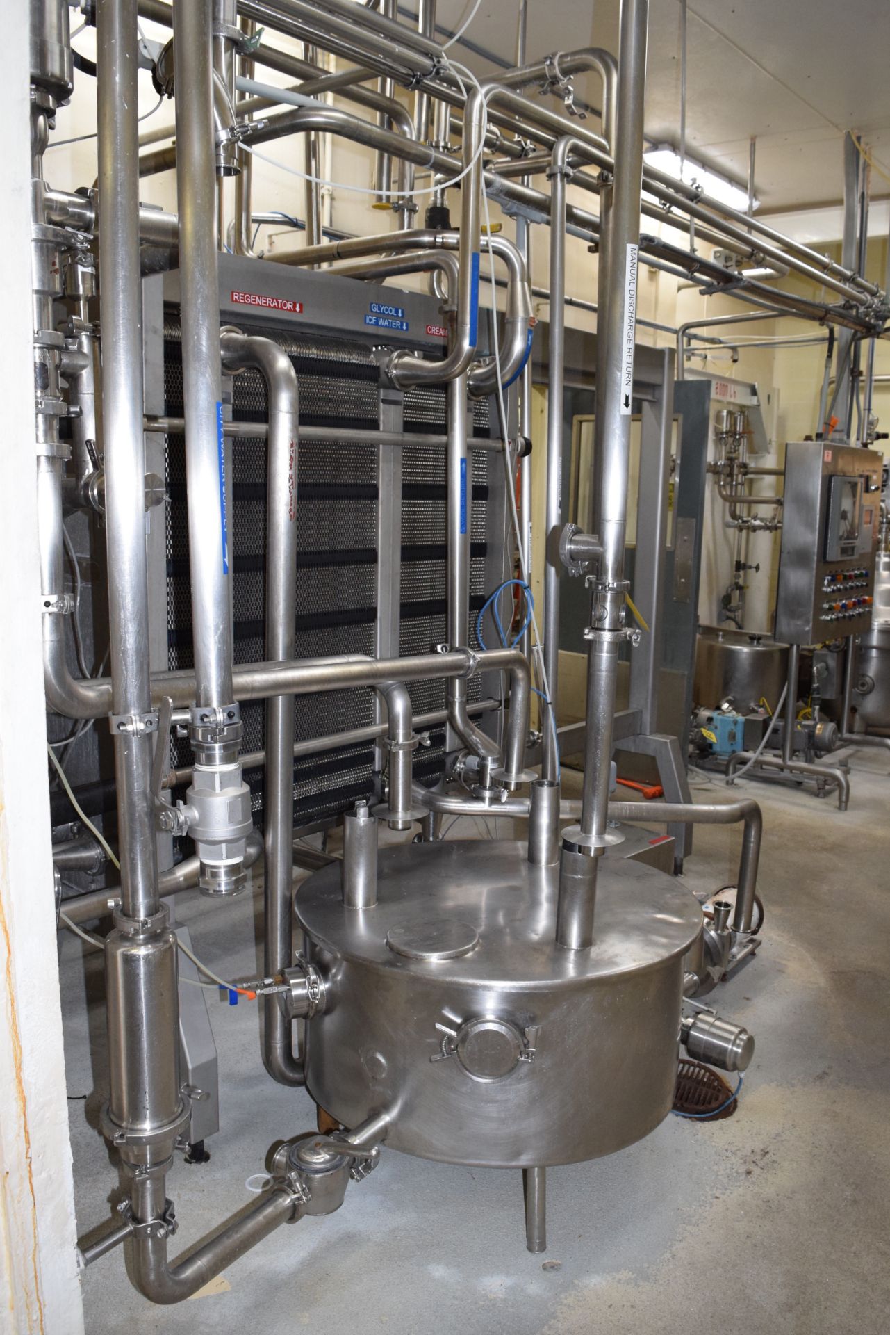 Tetra Pak 3,000 GPH, Pasteurization System with Plate Heat Exchanger, Model: CLIP 8, SN: 30102-