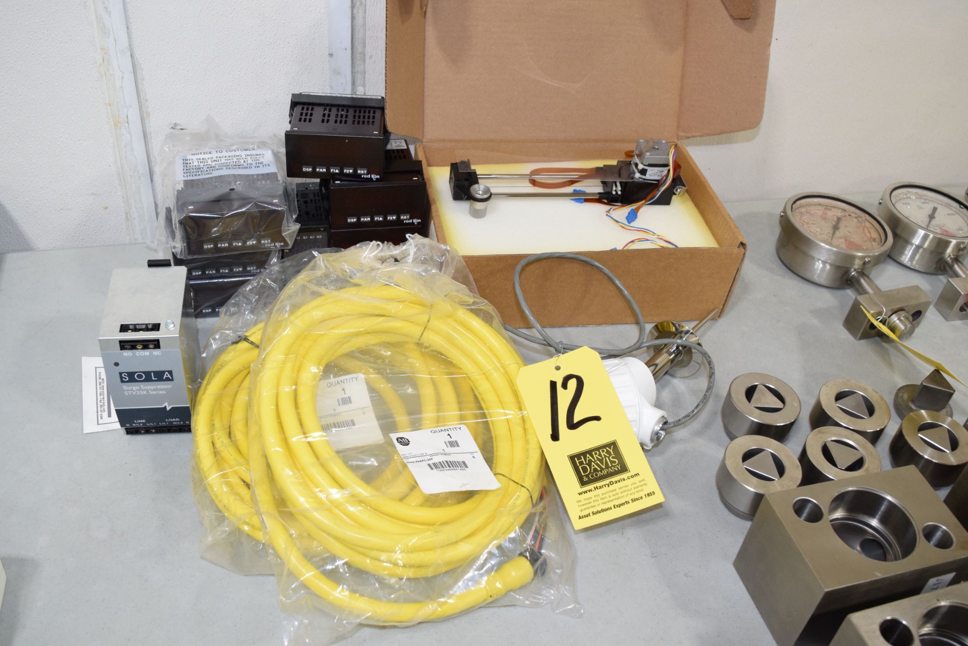 Sola Power Supply, Allen Bradley Cables, Level Probe, Digital Read Outs and Anderson Recorder **