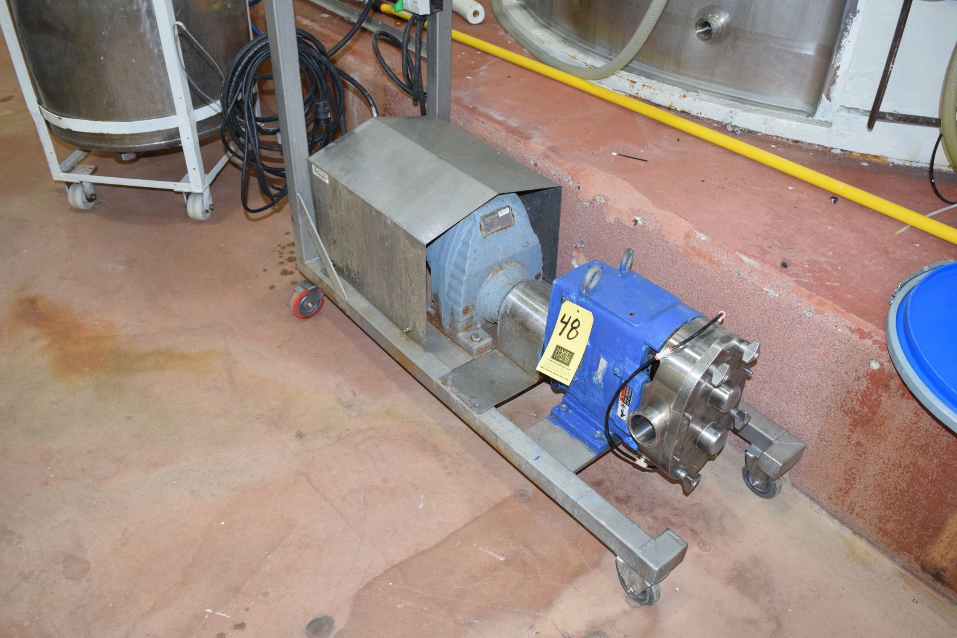 Waukesha Cart Mounted Positive Displacement Pump Size 060, SN: 399093-05***Bid Prices are in U.S.