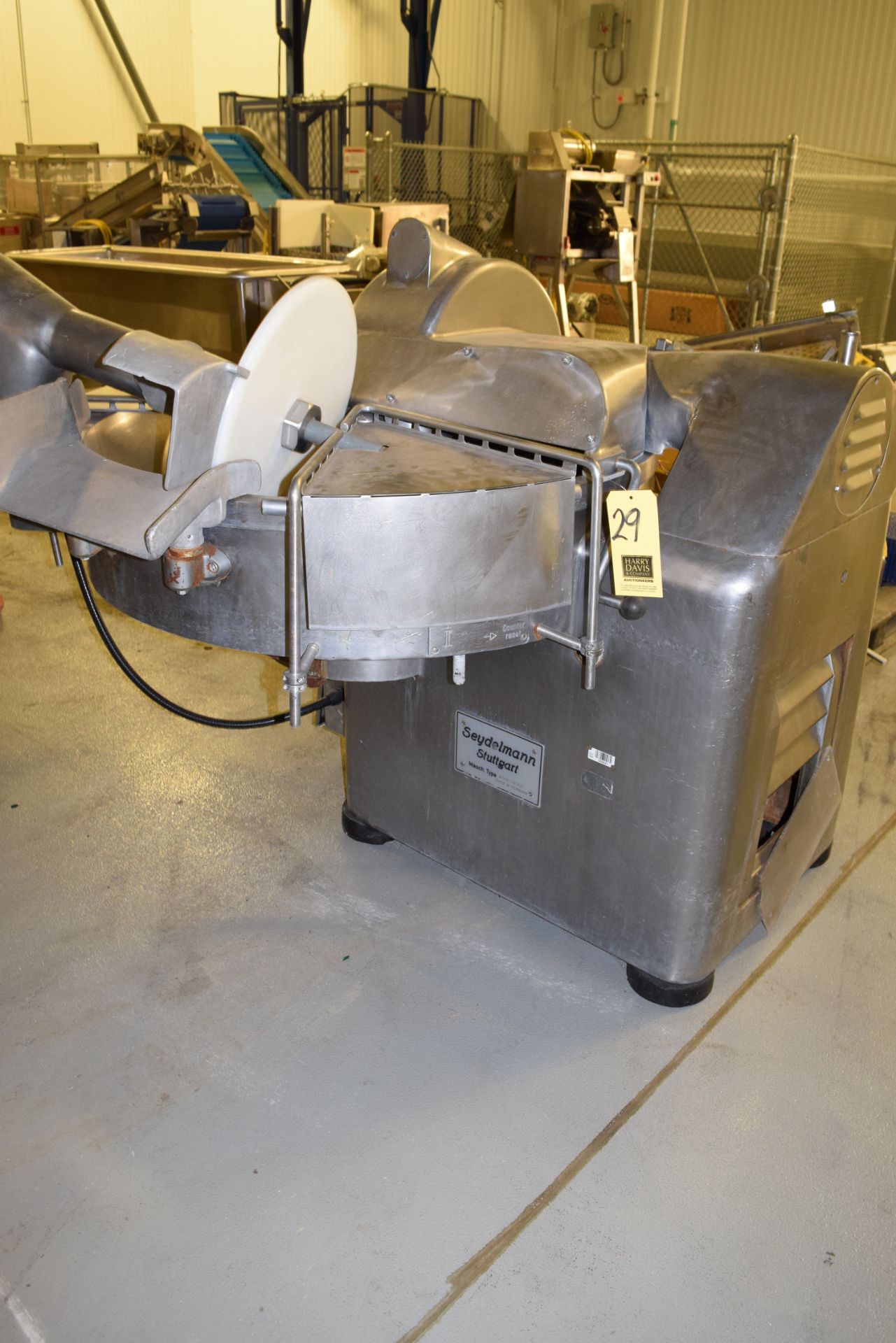 Seydelman S/S High-Efficieny Butchery Cutter with 120 Liter Capacity Bowl, Model: K 1235, SN: