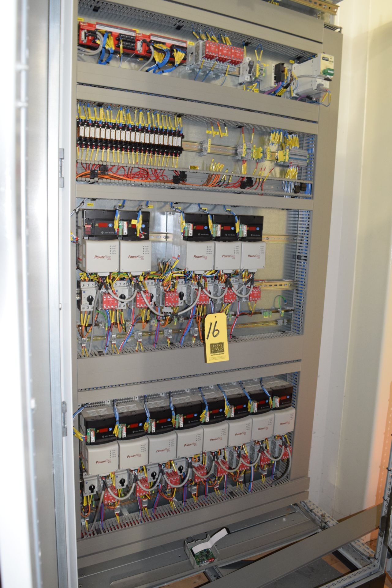 (13) Allen Bradley Powerflex 40, 7.5 KV, 1 HP Variable Frequency Drives, with Eldon Cabinet,