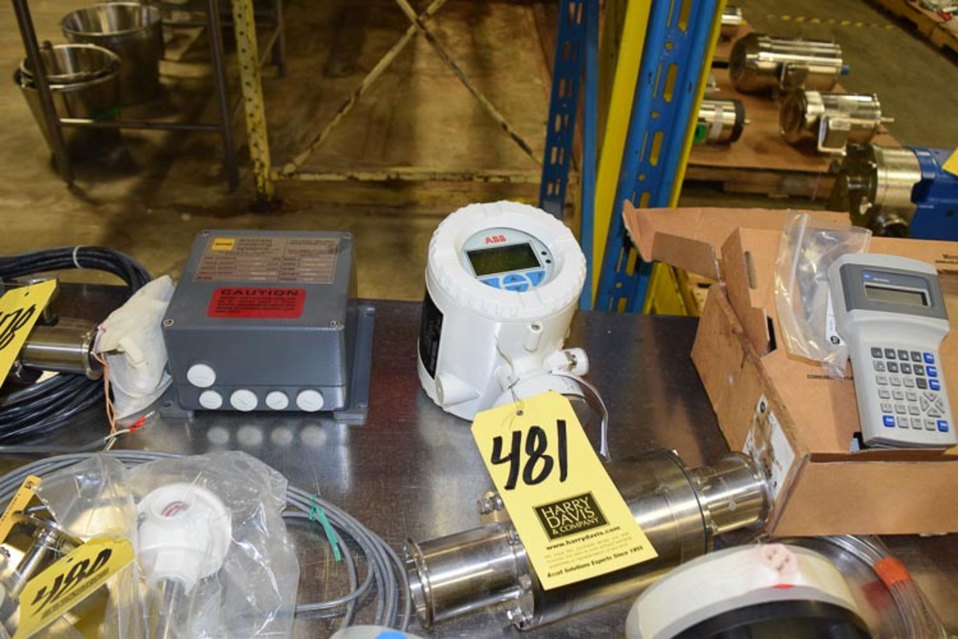 NEW ABB 2' Clamp Type Flow Meter, Model FE315-050PIAOP1B3C1 **Rigging Fee** $ 10