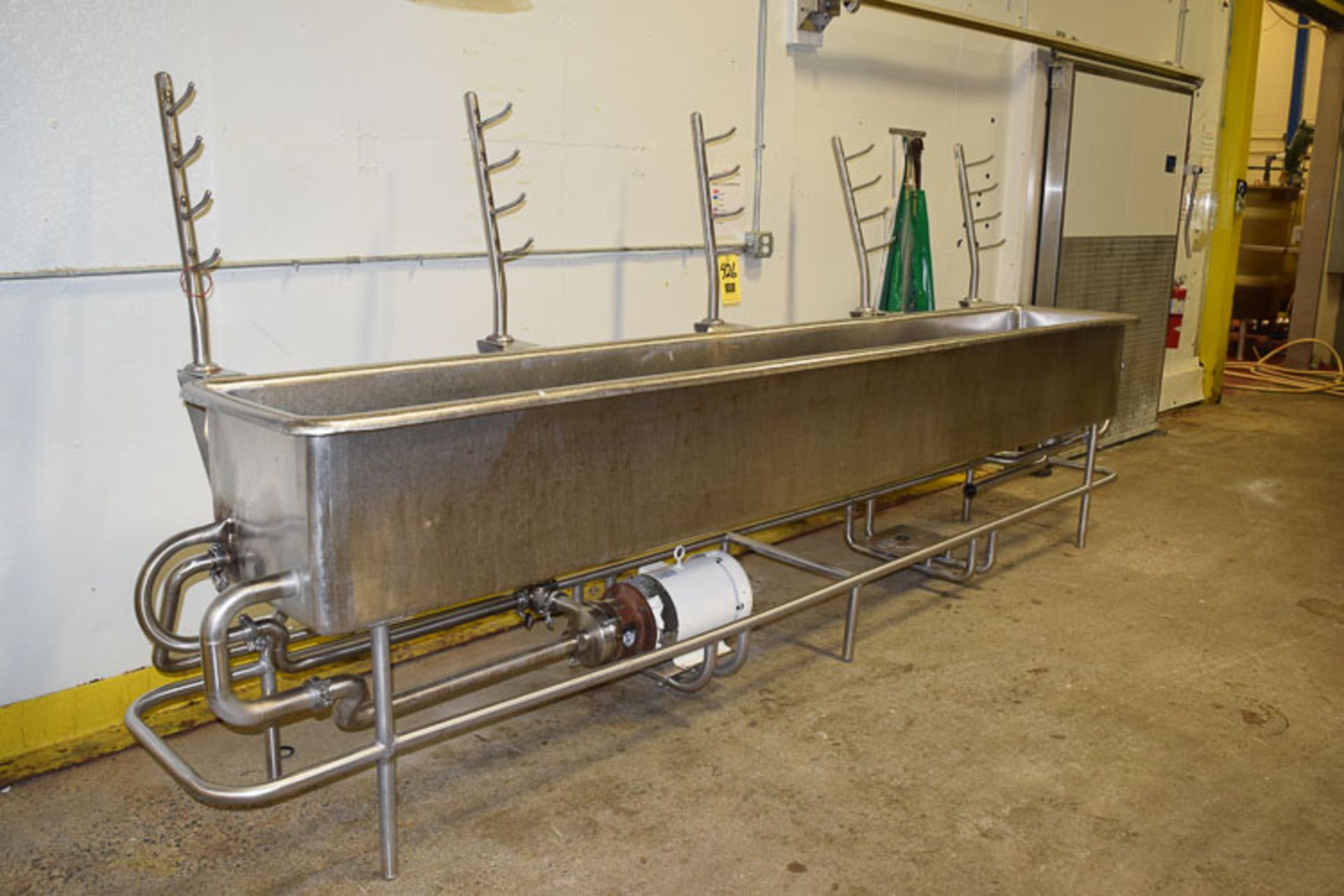 12' S/S COP Wash Trough with Centrifugal Pump **Rigging Fee** $ 50