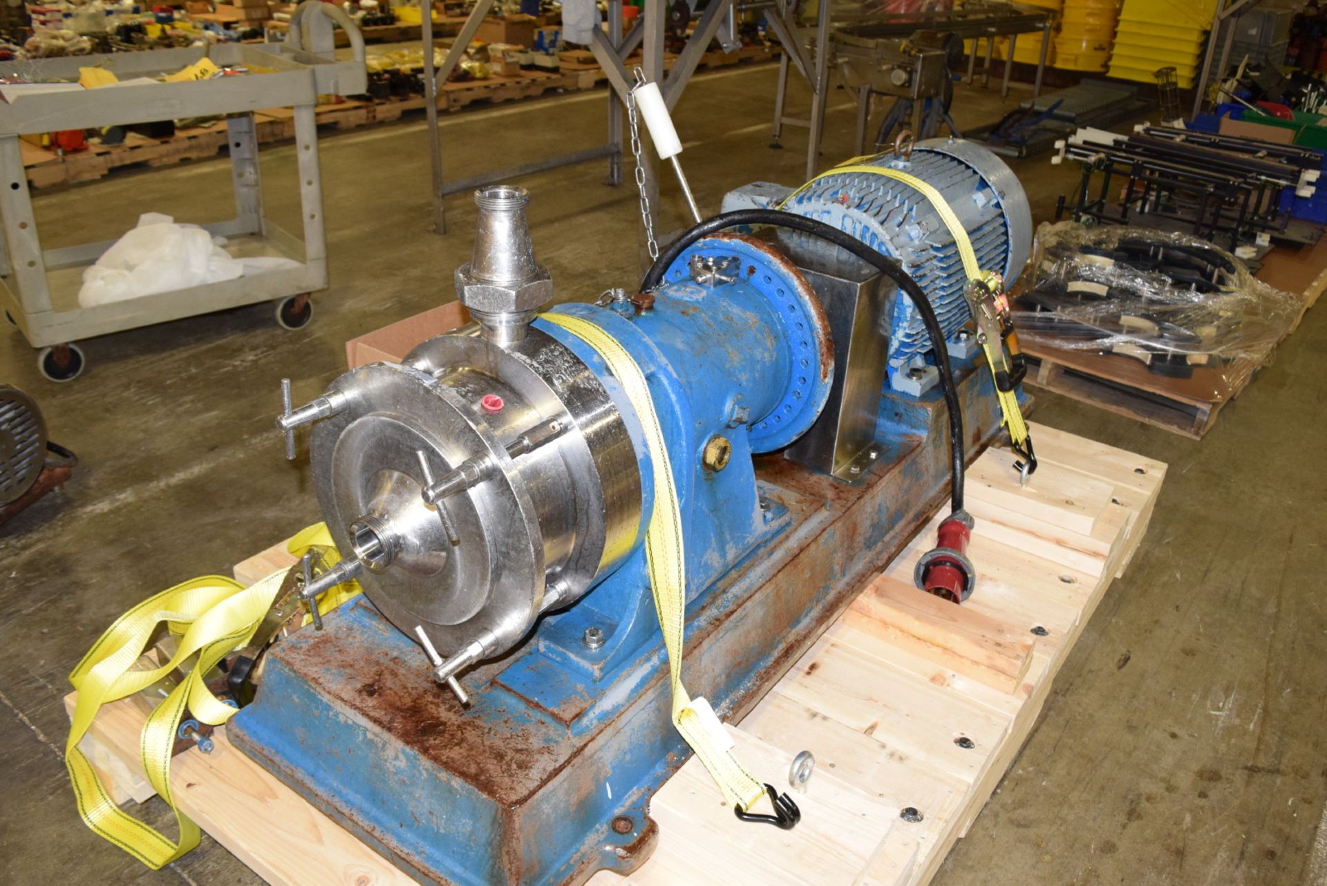 2016 REBUILT Charlotte Colloid Mill Model SD-40 SN: 3152, with Gear Reducer and 40 HP 3,560 RPM