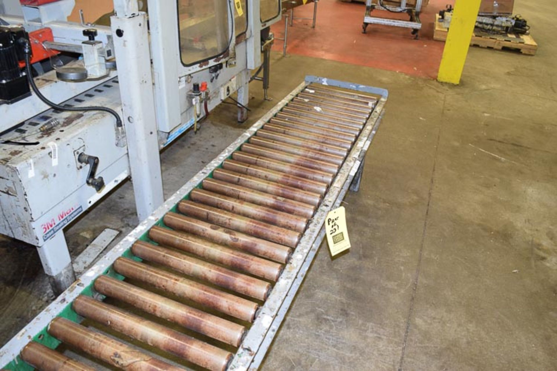 (2-Pieces) Roller Conveyor, 10' Long and 90° Power Roller Conveyor Turn **Rigging Fee** $ 25