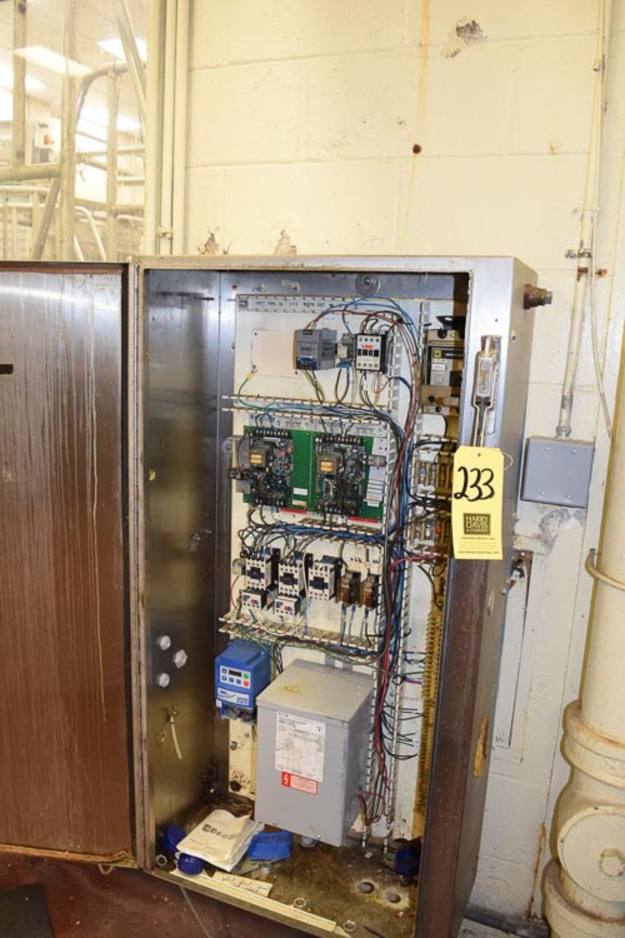 Lenze Variable Frequency Drive, Transformers and Relays with S/S Enclosure **Rigging Fee** $ 25