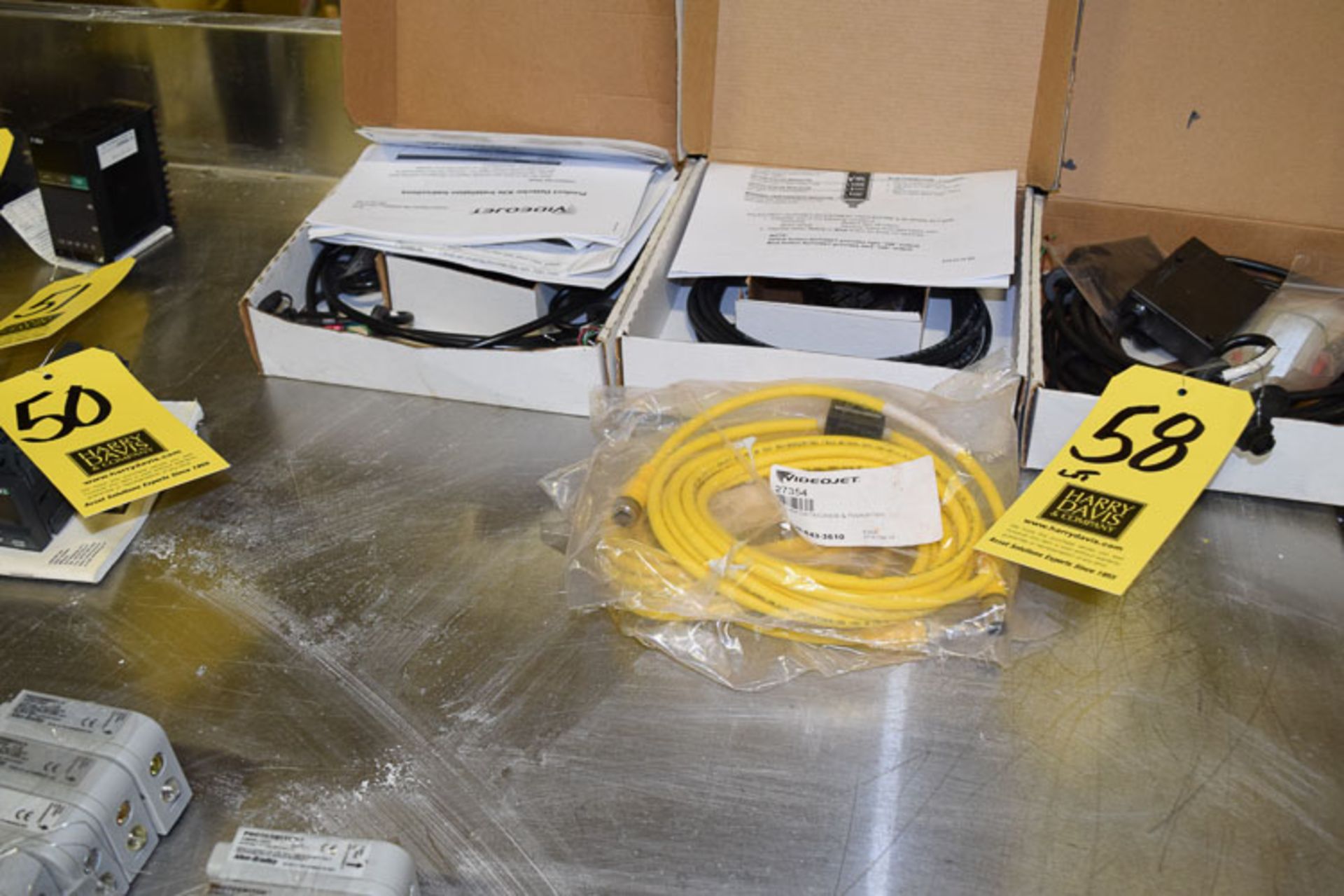 NEW Assorted Video Jet Components Including (2) Fiber Optic Product Detector Kits, (1)