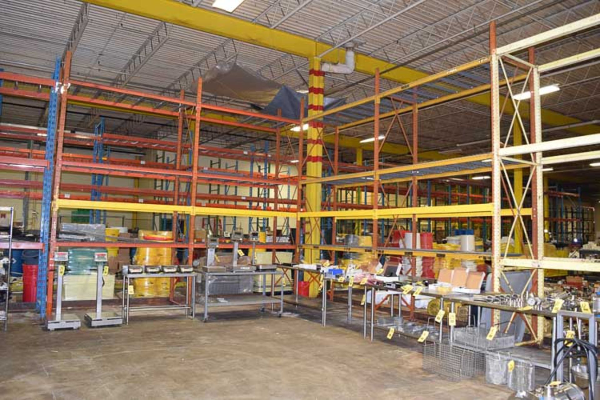 (7) Sections Pallet Racking **Rigging Fee** $ 400