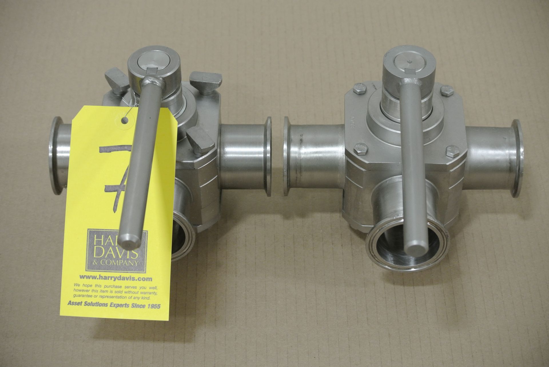 Koltek 2" 3-Way S/S Plug Valves Rigging Fee $ 15