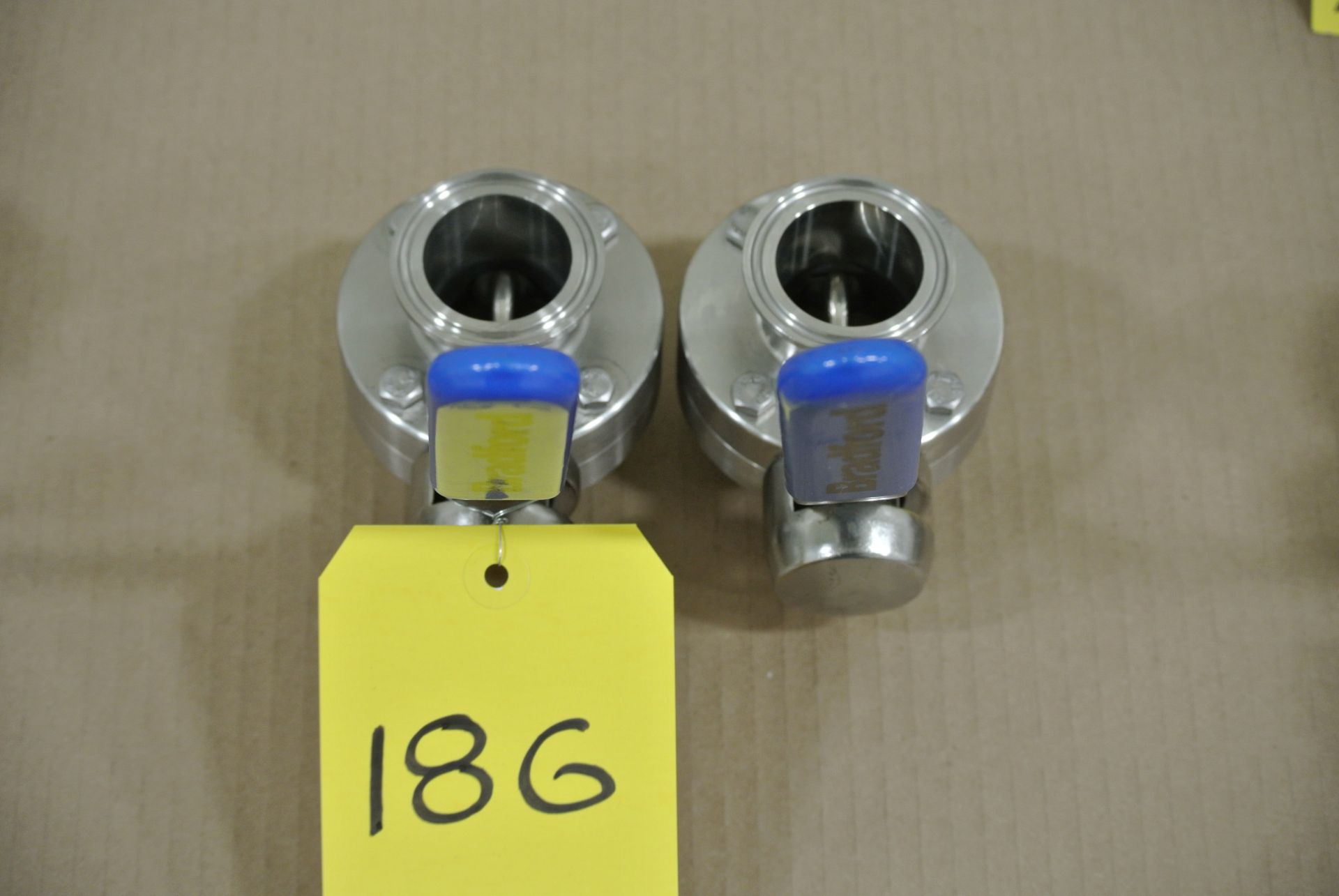 Bradford 1 1/2" S/S Butterfly Valves Rigging Fee $ 15