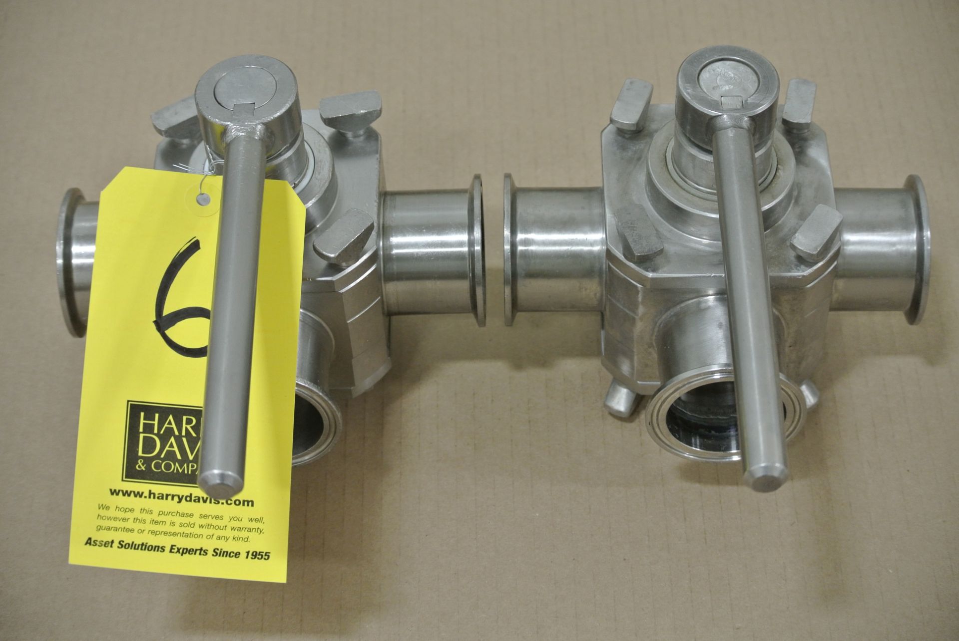 Koltek 2" 3-Way S/S Plug Valves Rigging Fee $ 15